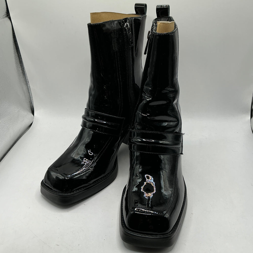 Newd Tamaris patent leather ankle boots