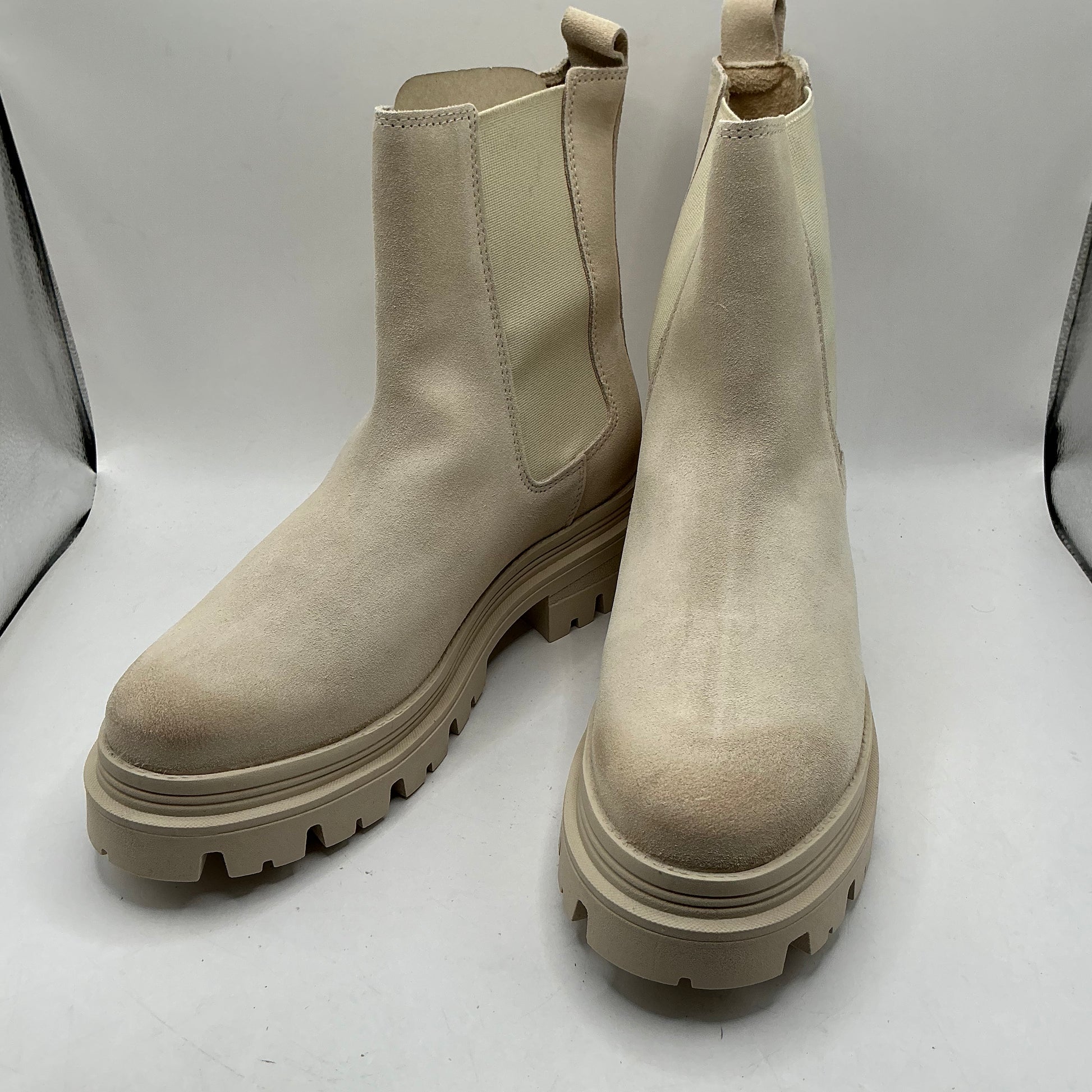 Tamaris ‘antelope’ chunky suede ankle boots