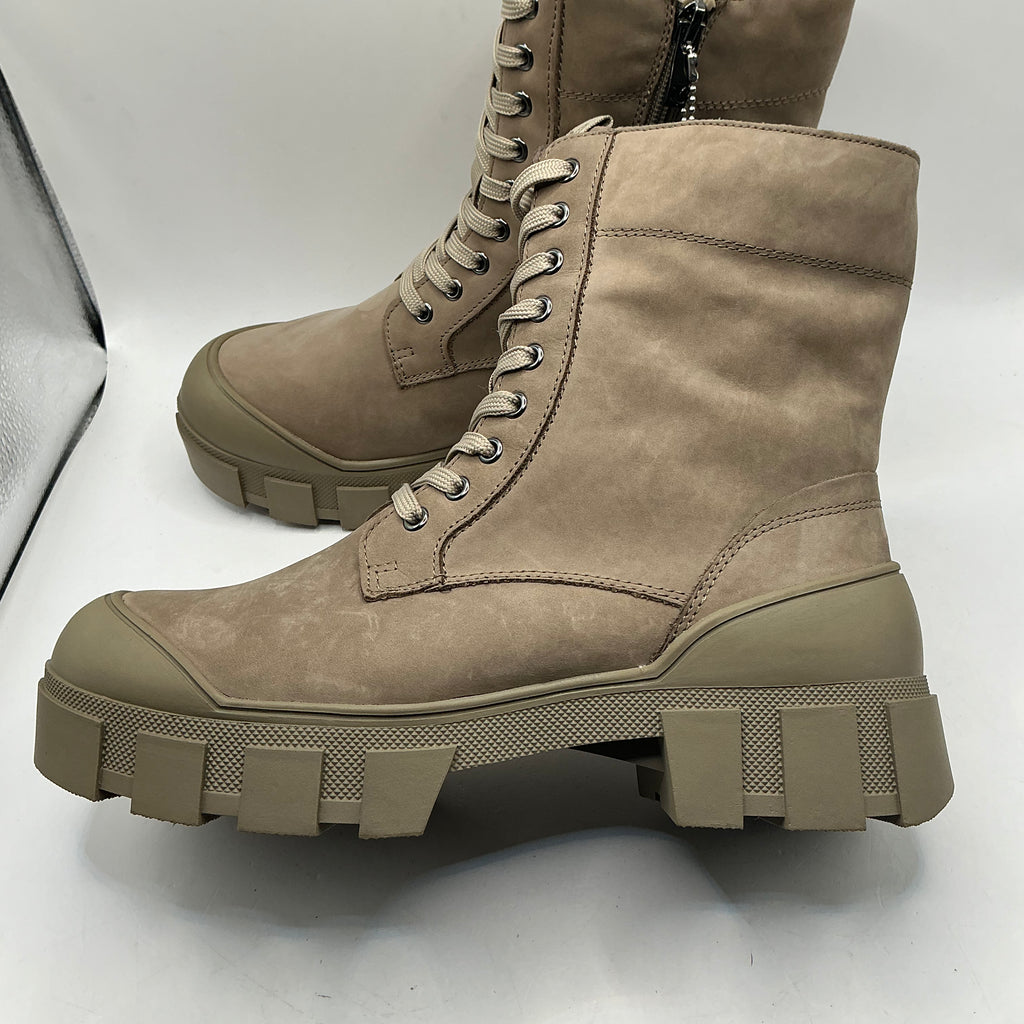 Caprice, Mud Nubuck  woolly lined ankle boots