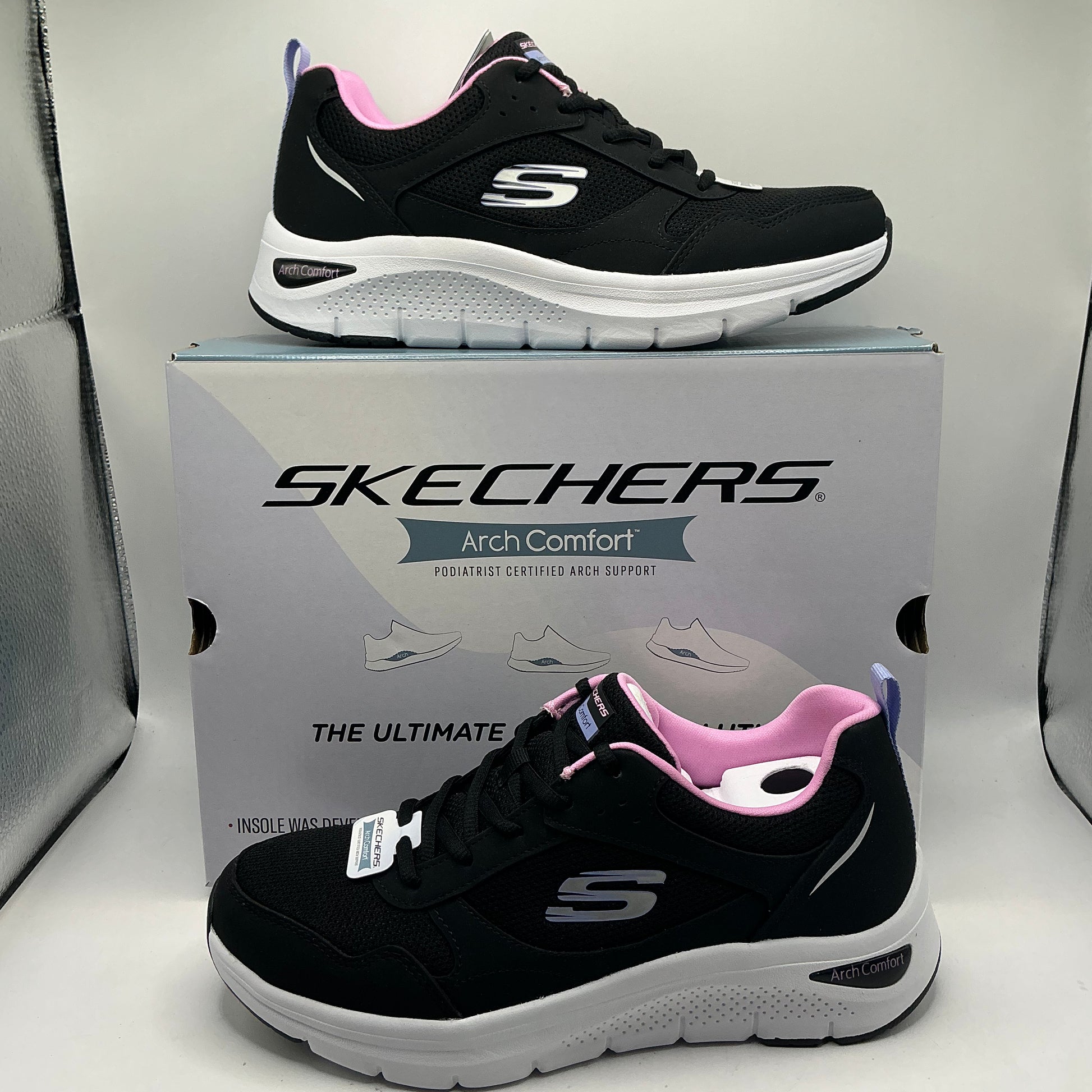 Skechers arch comfort trainers