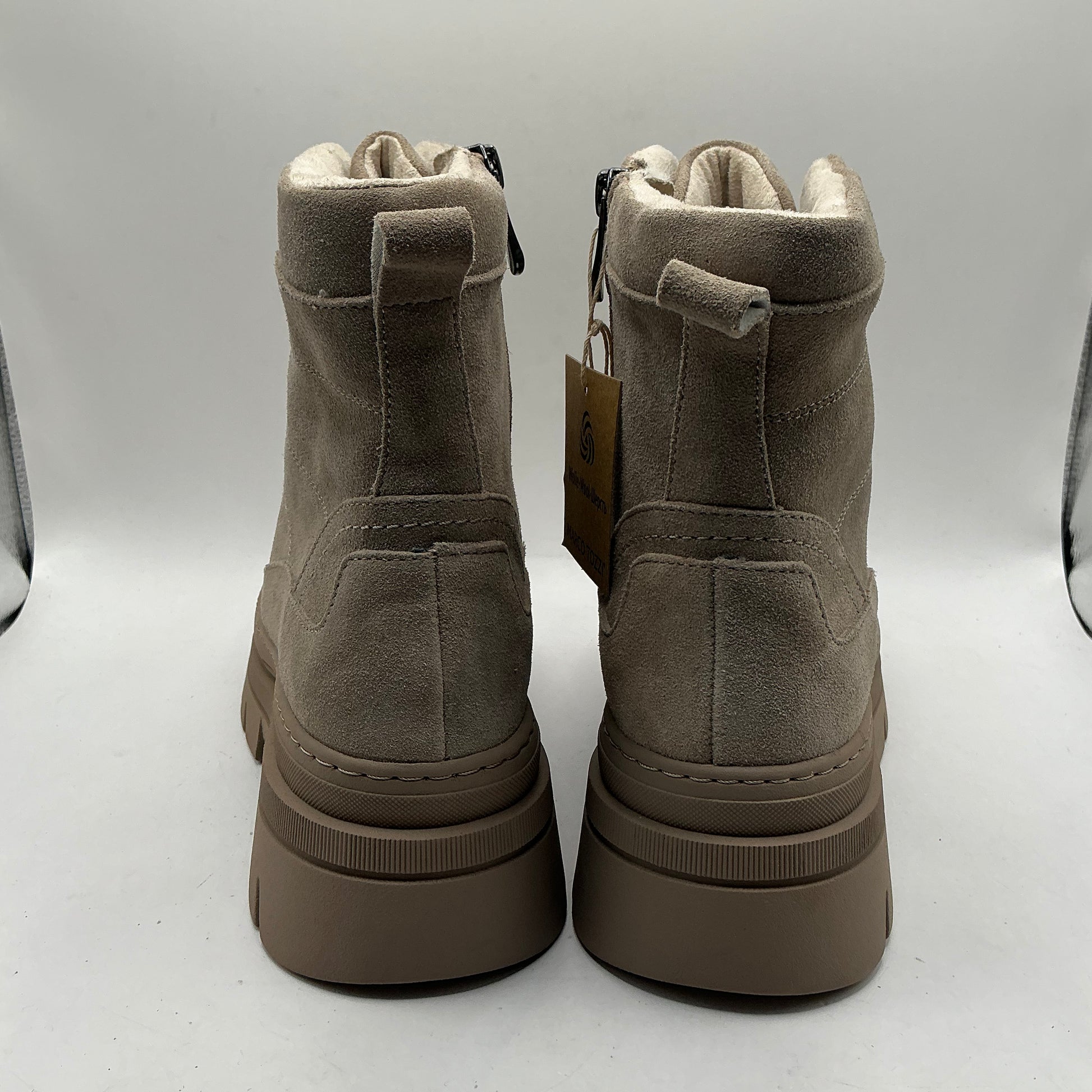 Marco Tozzi suede boots with wool lining