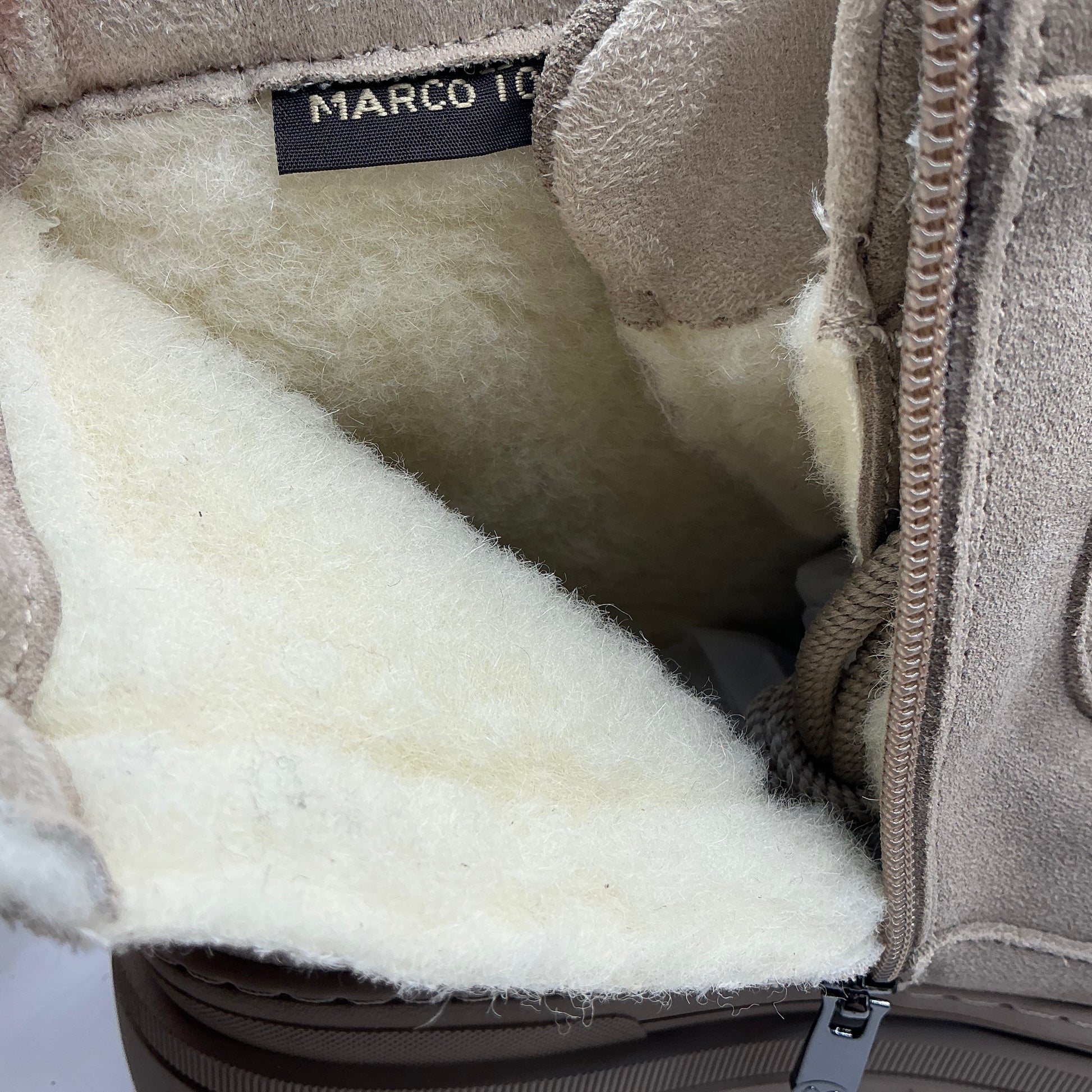 Marco Tozzi suede boots with wool lining