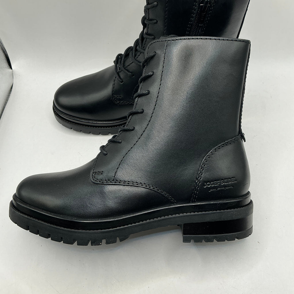 Josef seibel “Stacey 07” black leather ankle boots size 3