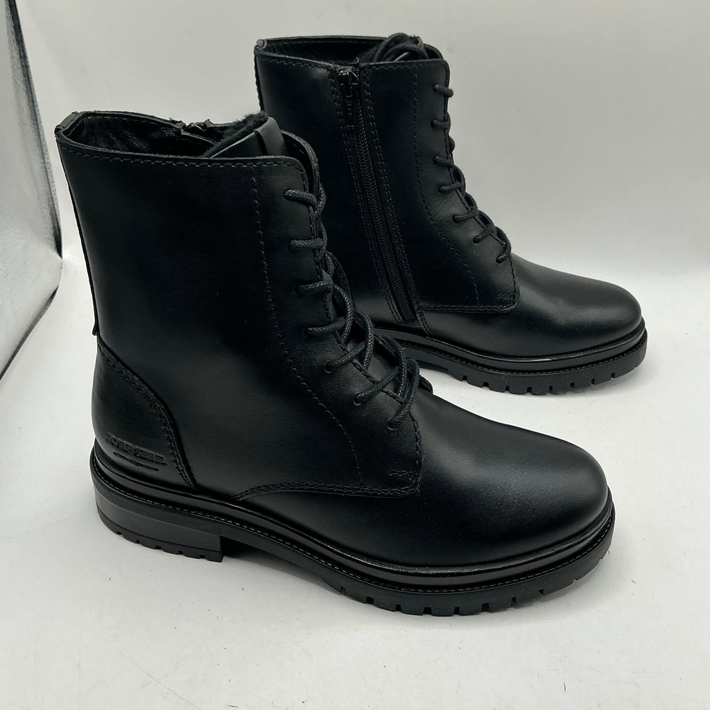 Josef seibel “Stacey 07” black leather ankle boots size 3