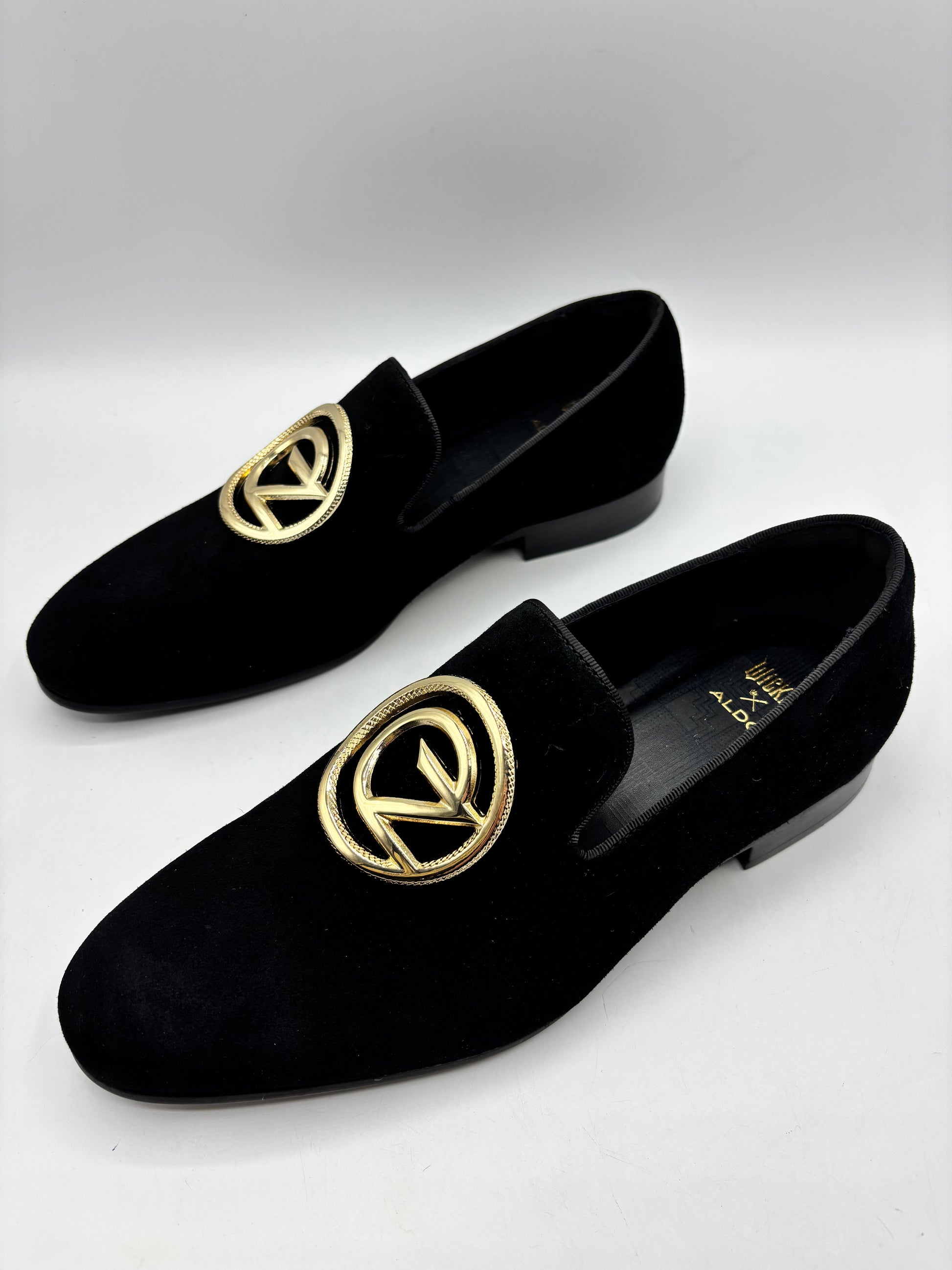 WICKED X ALDO unisex leather suede loafers, size 6.5 (40)