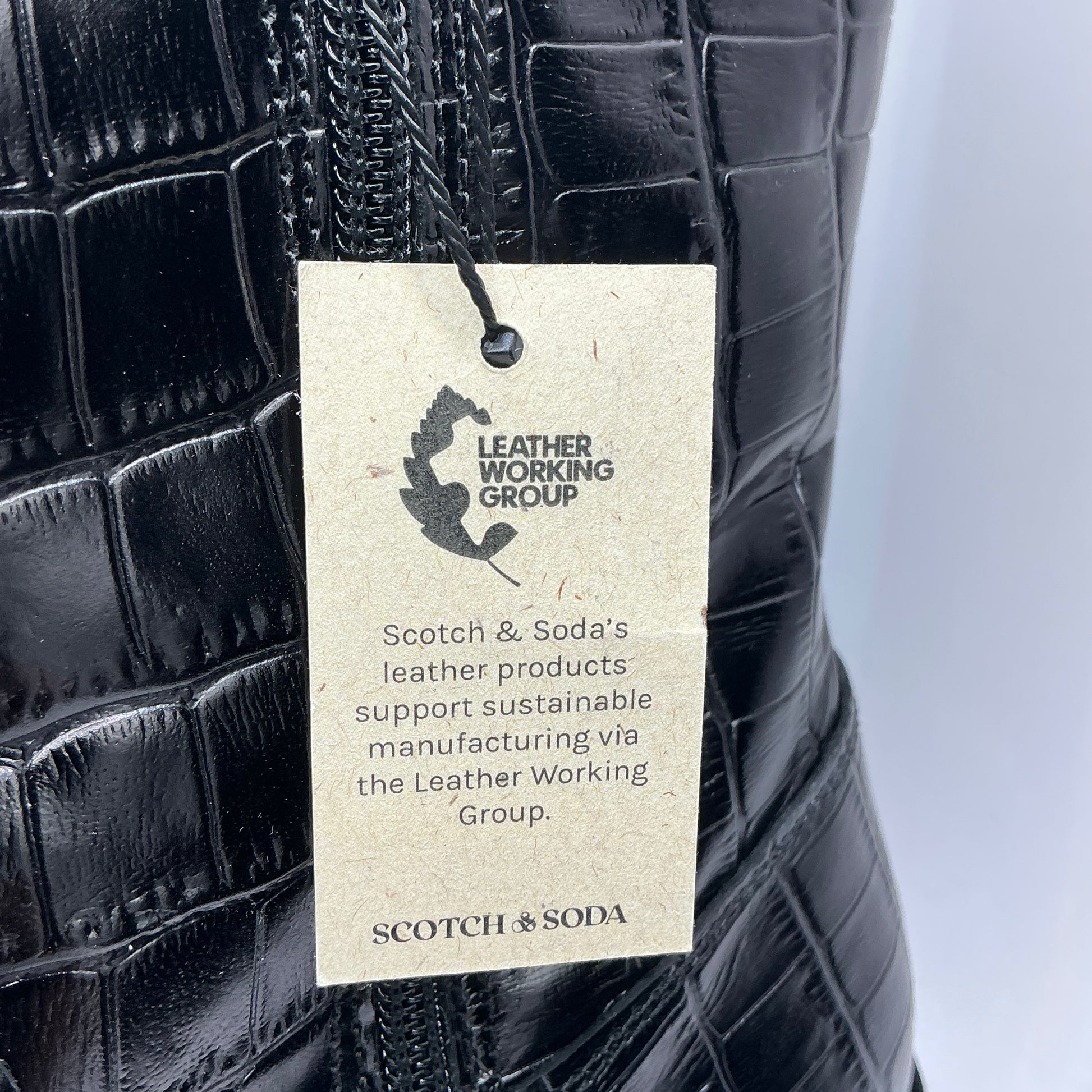 SCOTCH & SODA

Hannah, black Leather Ankle Boot