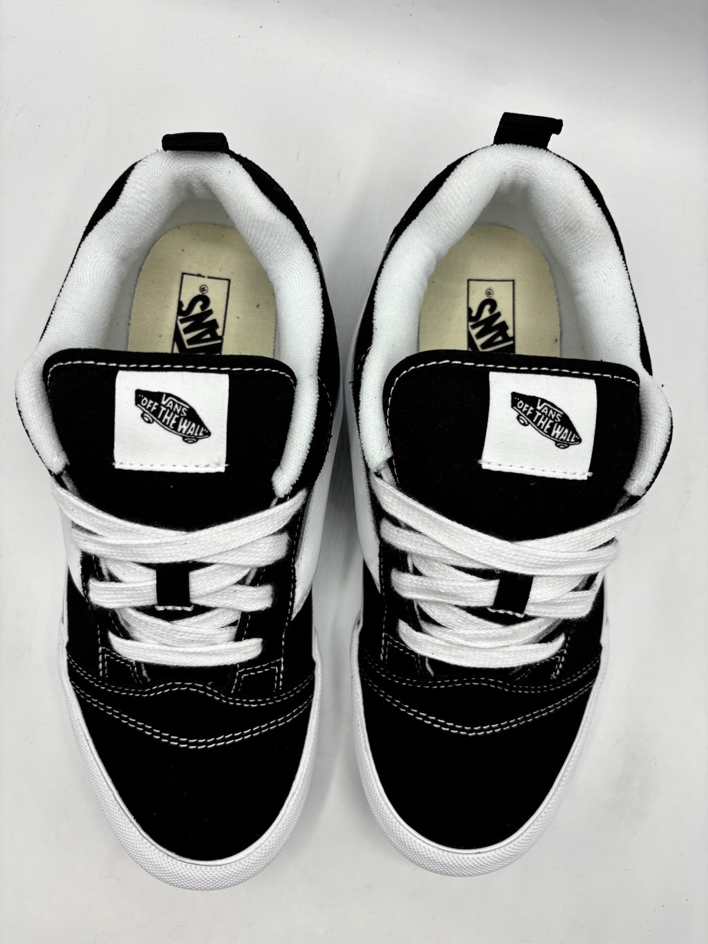 Vans Knu Skool padded low-top sneakers (size 6&7 unisex) black/white