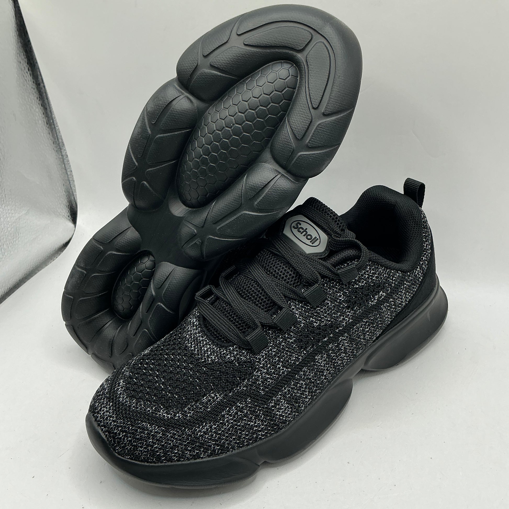 Scholl Camden Two Trainers - black/gey