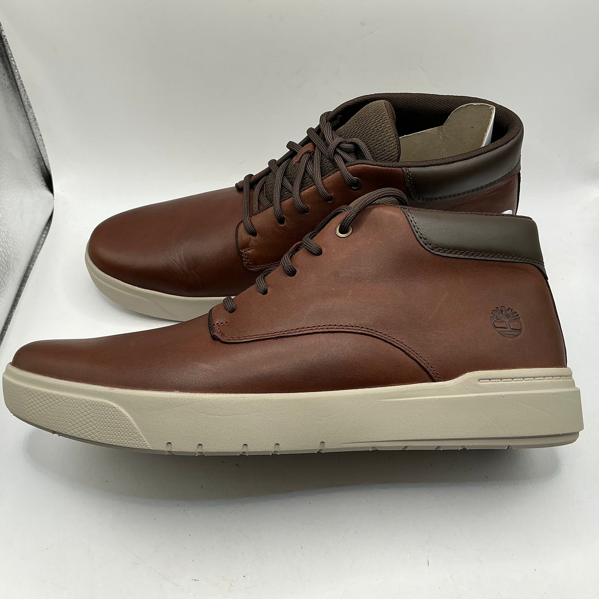 Timberland Seneca Bay chestnut leather boots