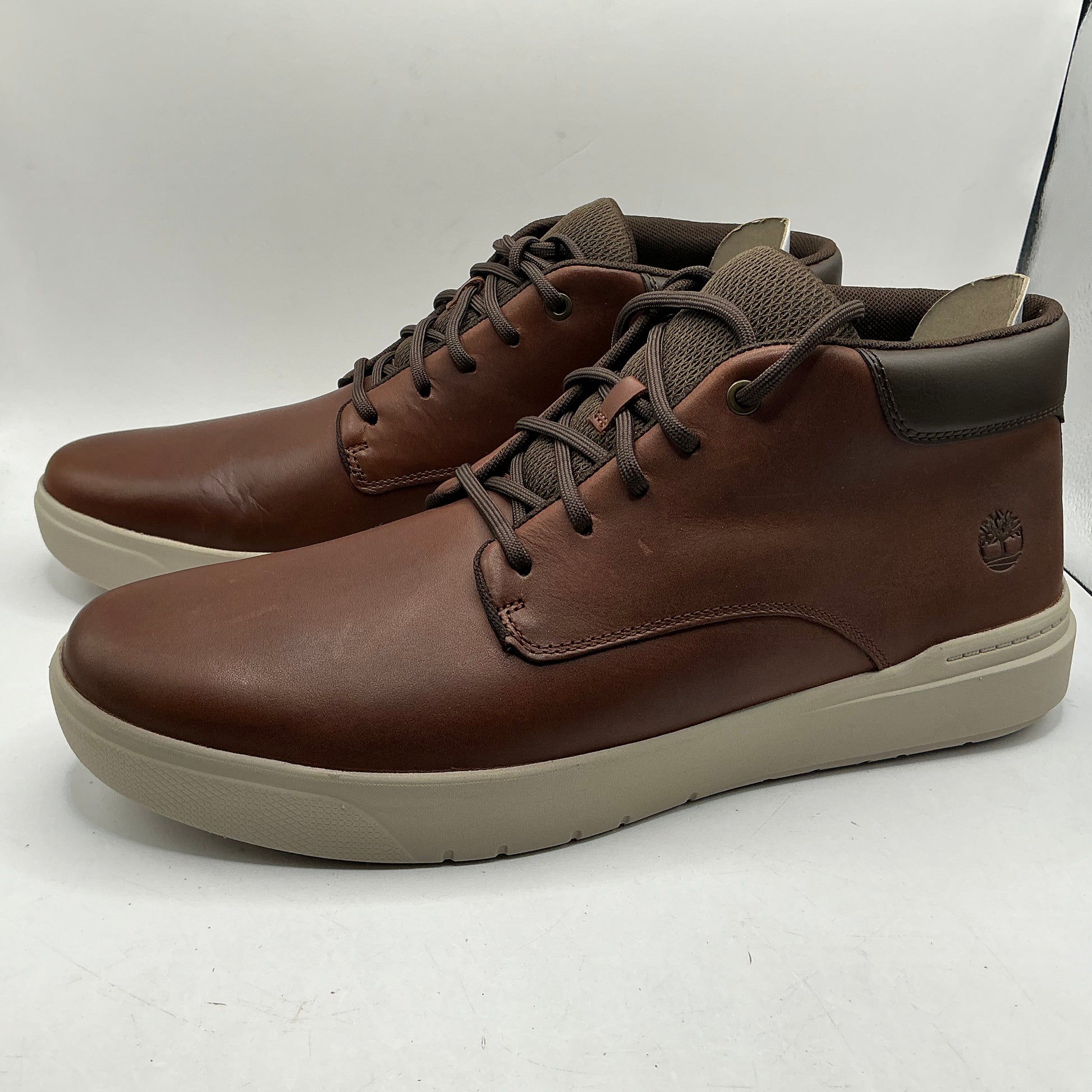 Timberland Seneca Bay chestnut leather boots