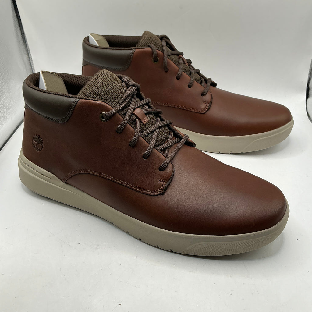 Timberland Seneca Bay chestnut leather boots
