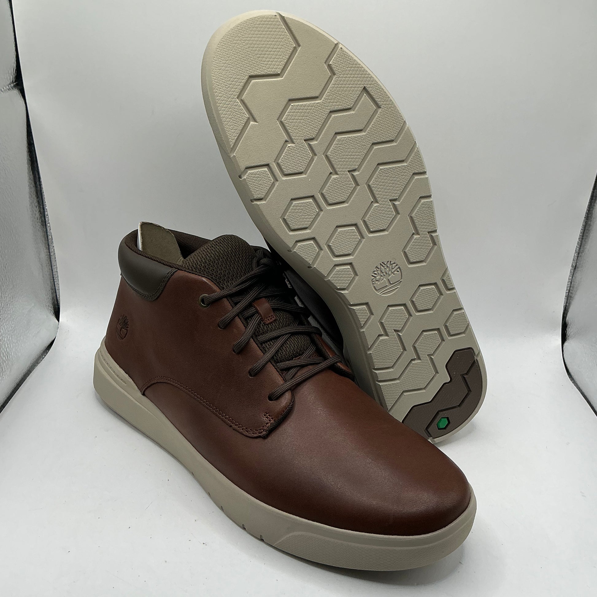 Timberland Seneca Bay chestnut leather boots