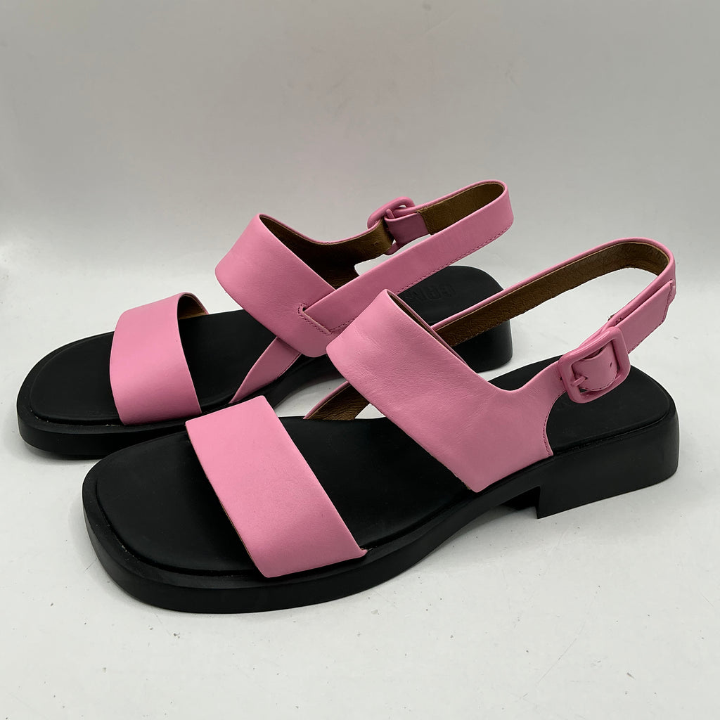 Camper pink leather Dana sandals