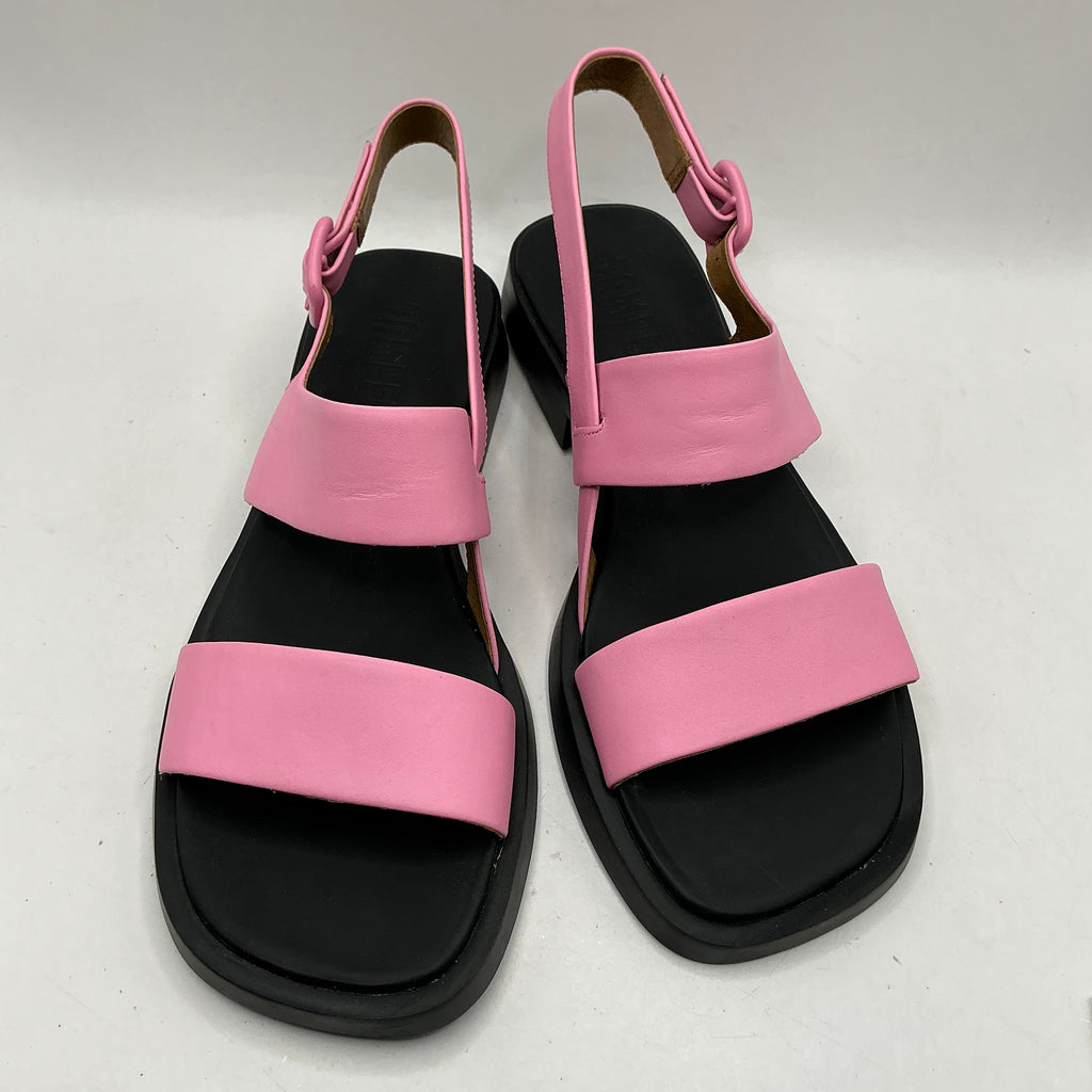 Camper pink leather Dana sandals