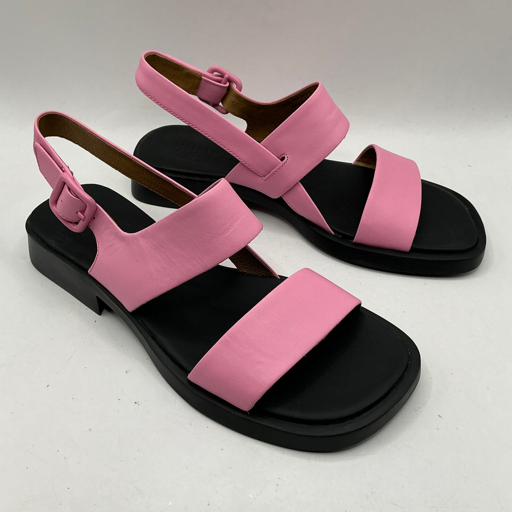 Camper pink leather Dana sandals