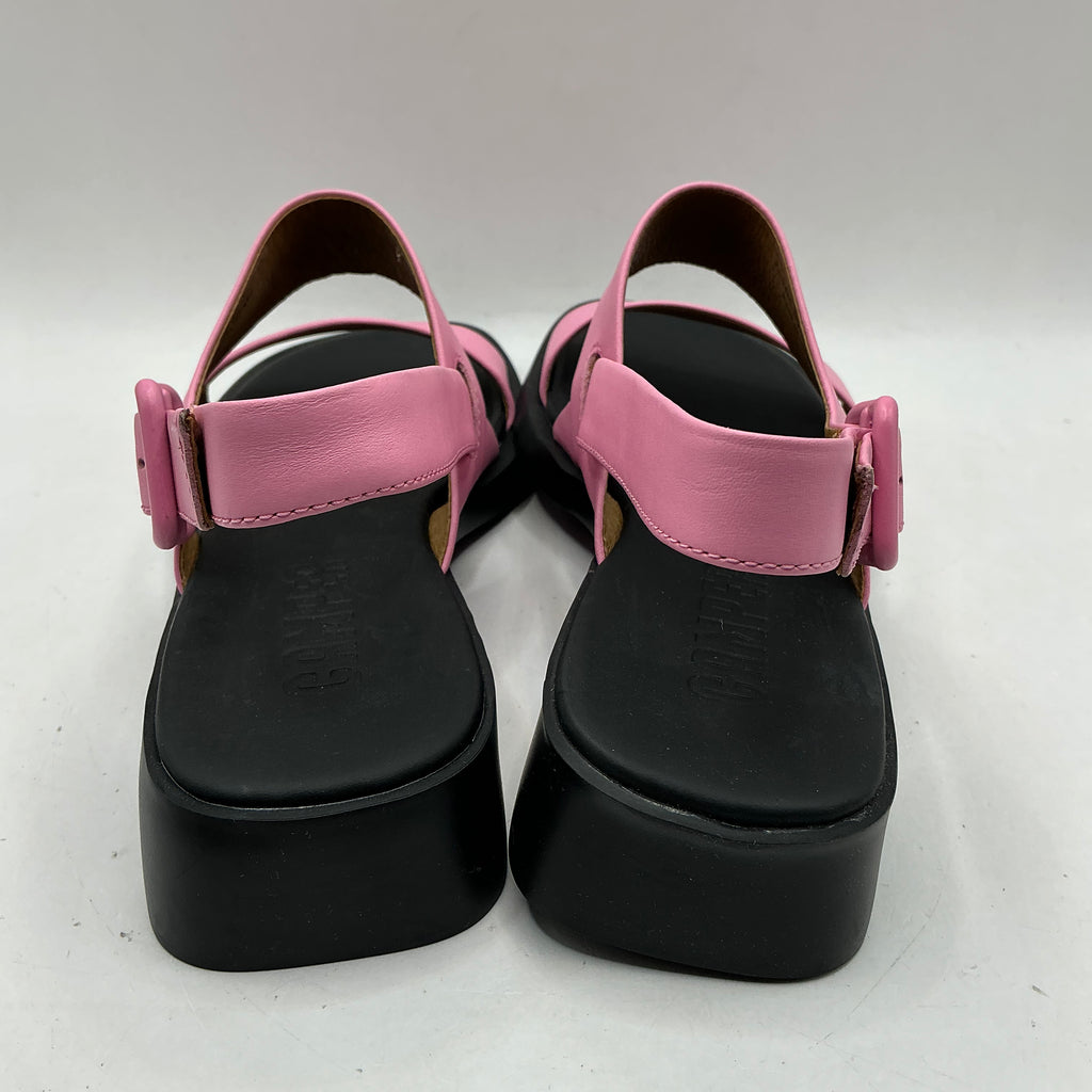Camper pink leather Dana sandals