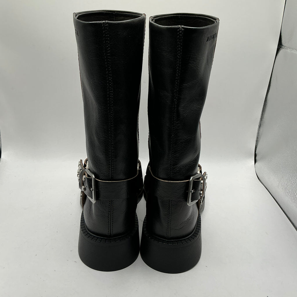 Miista
Maitea Boots, Black leather biker boots