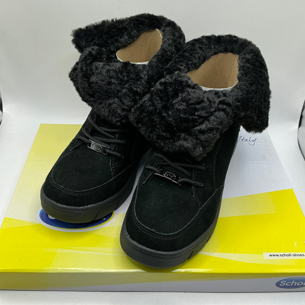 Scholl Stelvio Suede Ankle Boots