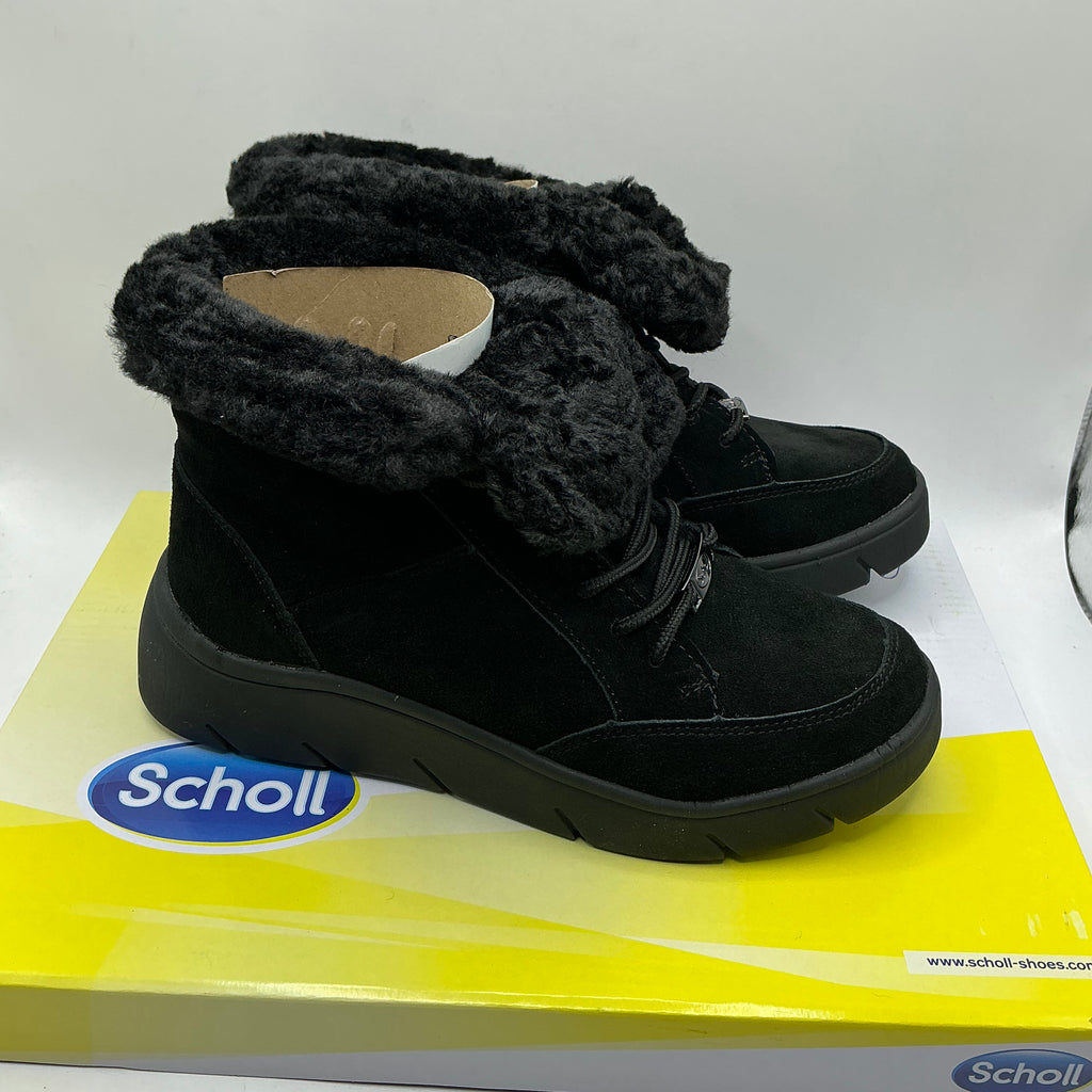 Scholl Stelvio Suede Ankle Boots