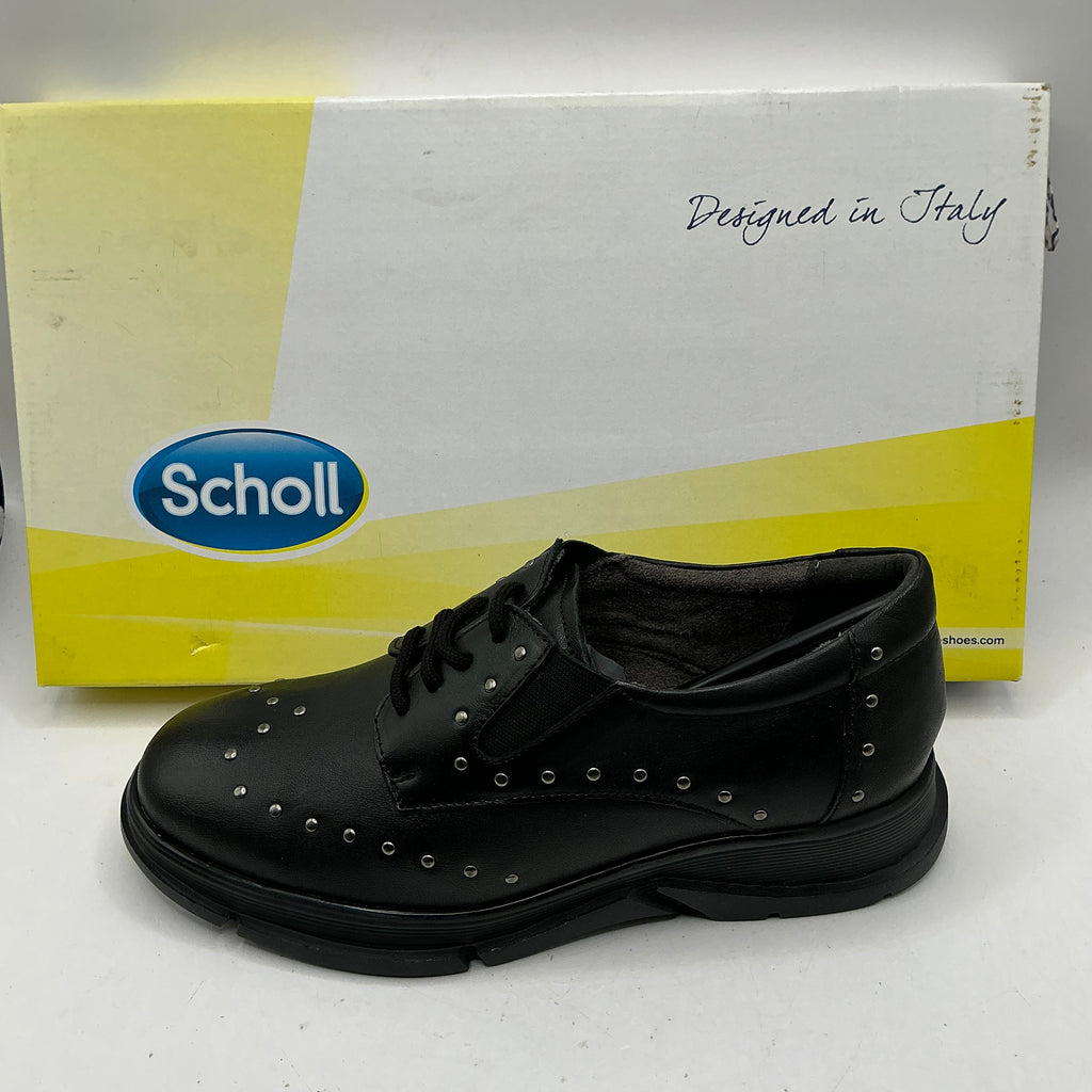 Scholl Bristol Studs leather shoes