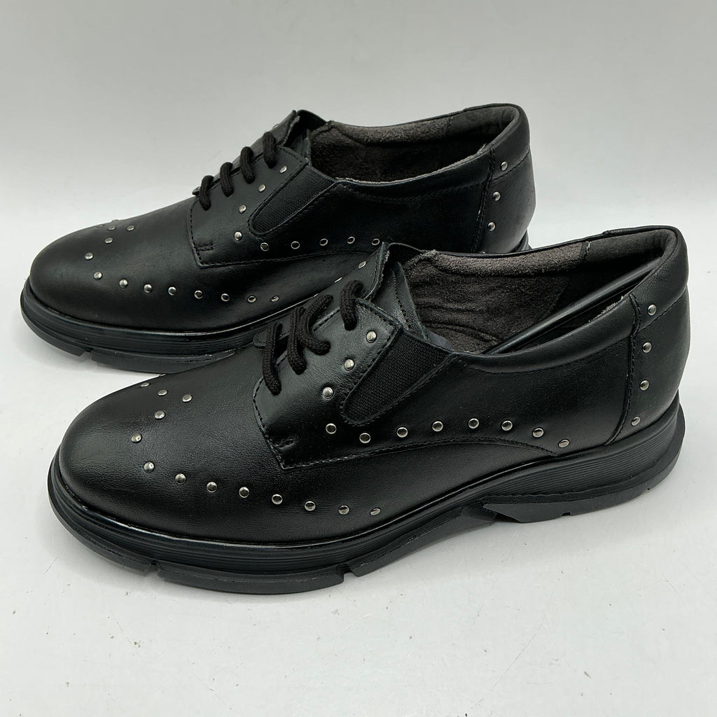 Scholl Bristol Studs leather shoes