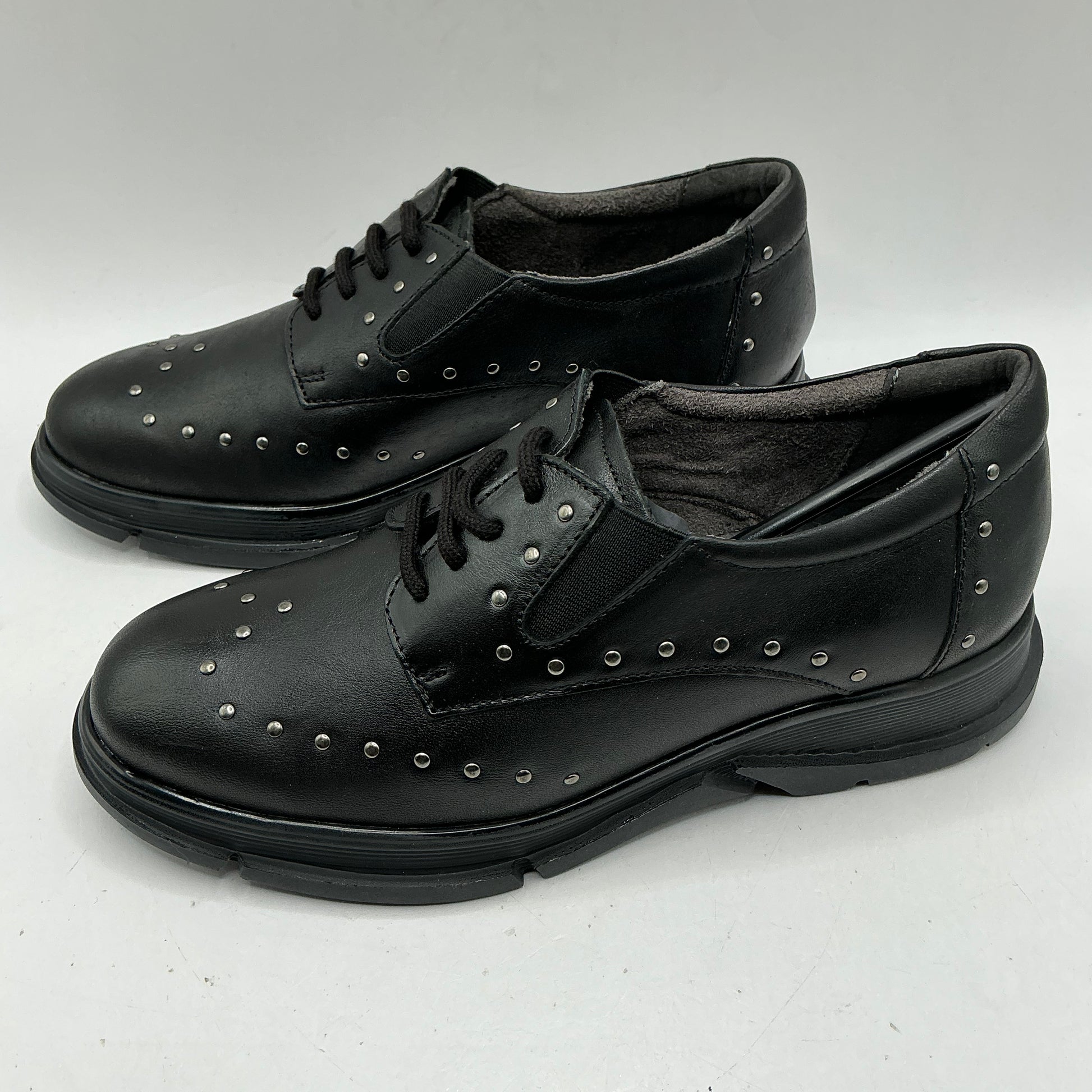Scholl Bristol Studs leather shoes