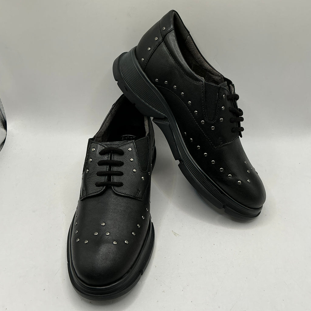 Scholl Bristol Studs leather shoes