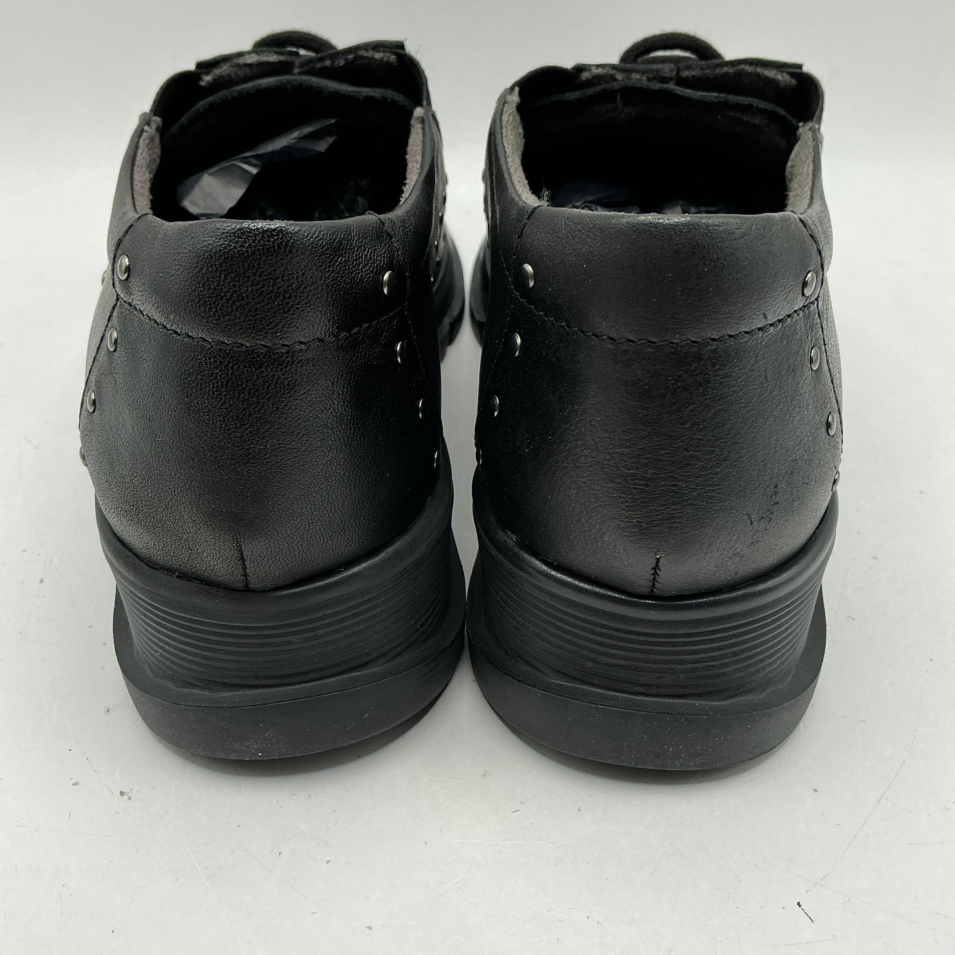 Scholl Bristol Studs leather shoes