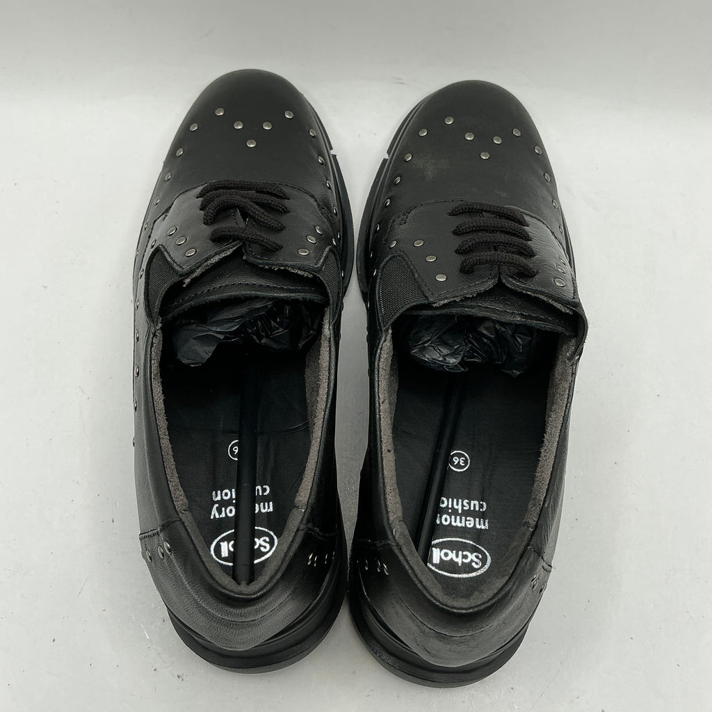 Scholl Bristol Studs leather shoes