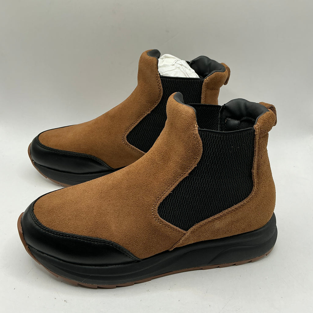 Scholl Beverly Bootie, Cognac suede  boots