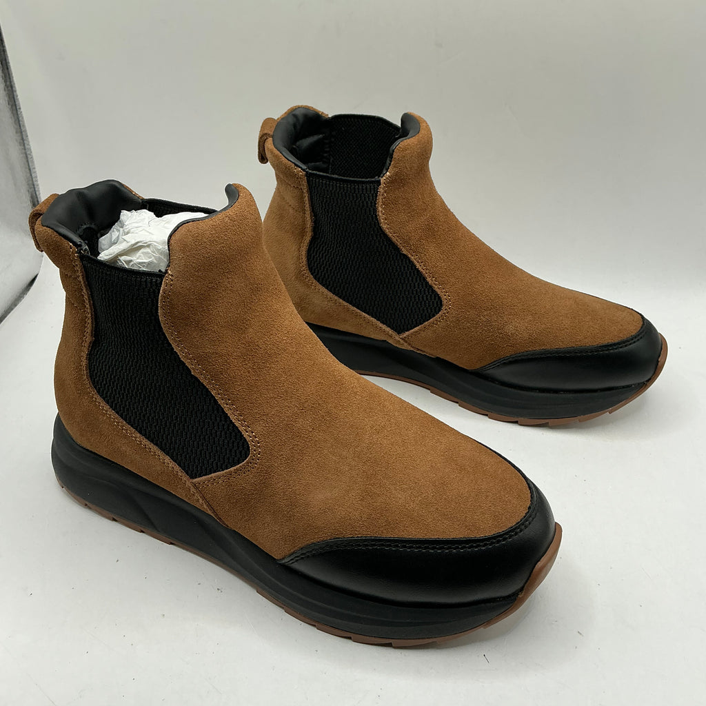 Scholl Beverly Bootie, Cognac suede  boots