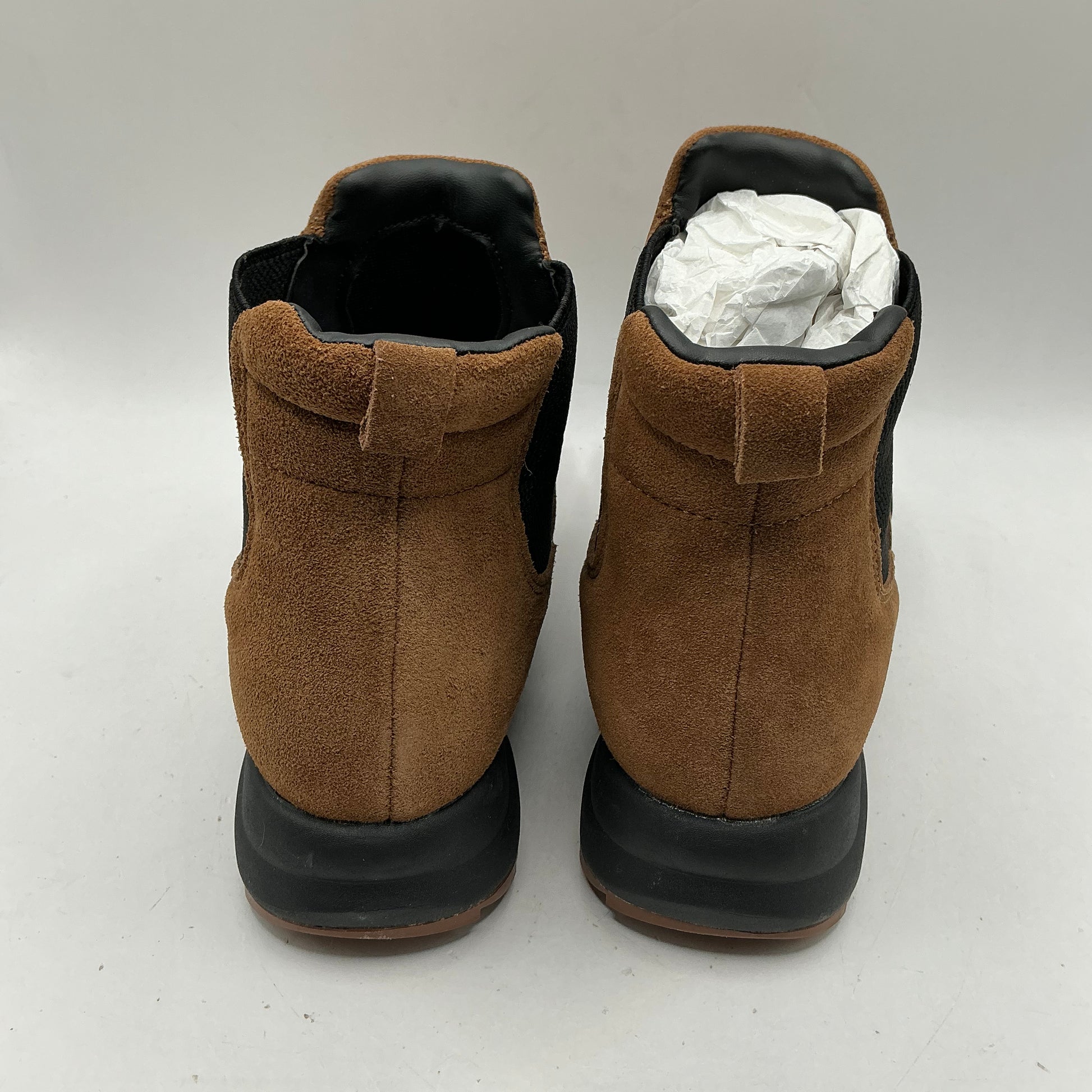 Scholl Beverly Bootie, Cognac suede  boots