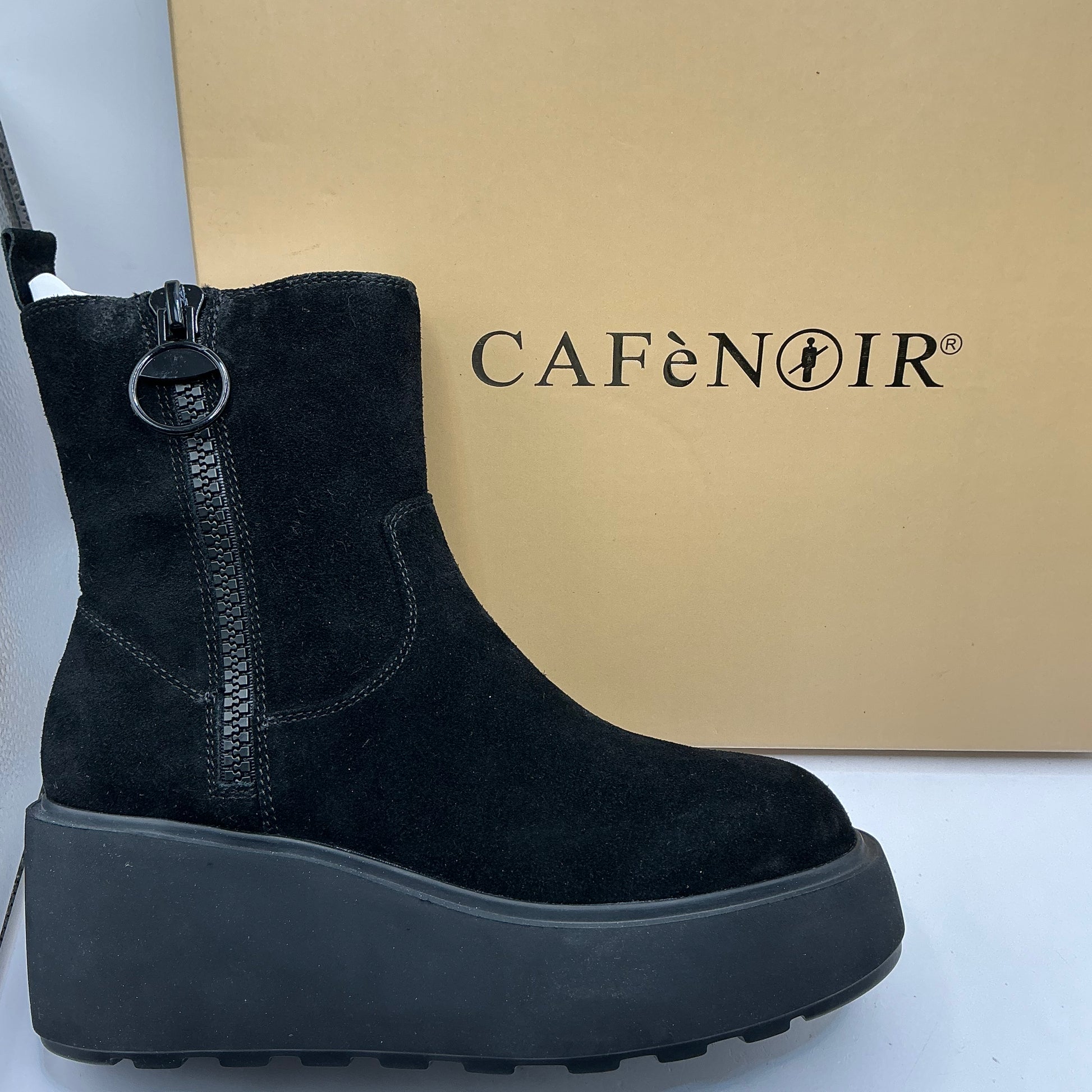 CafeNoir
Women's Black Platform Zip-Fastening Boots