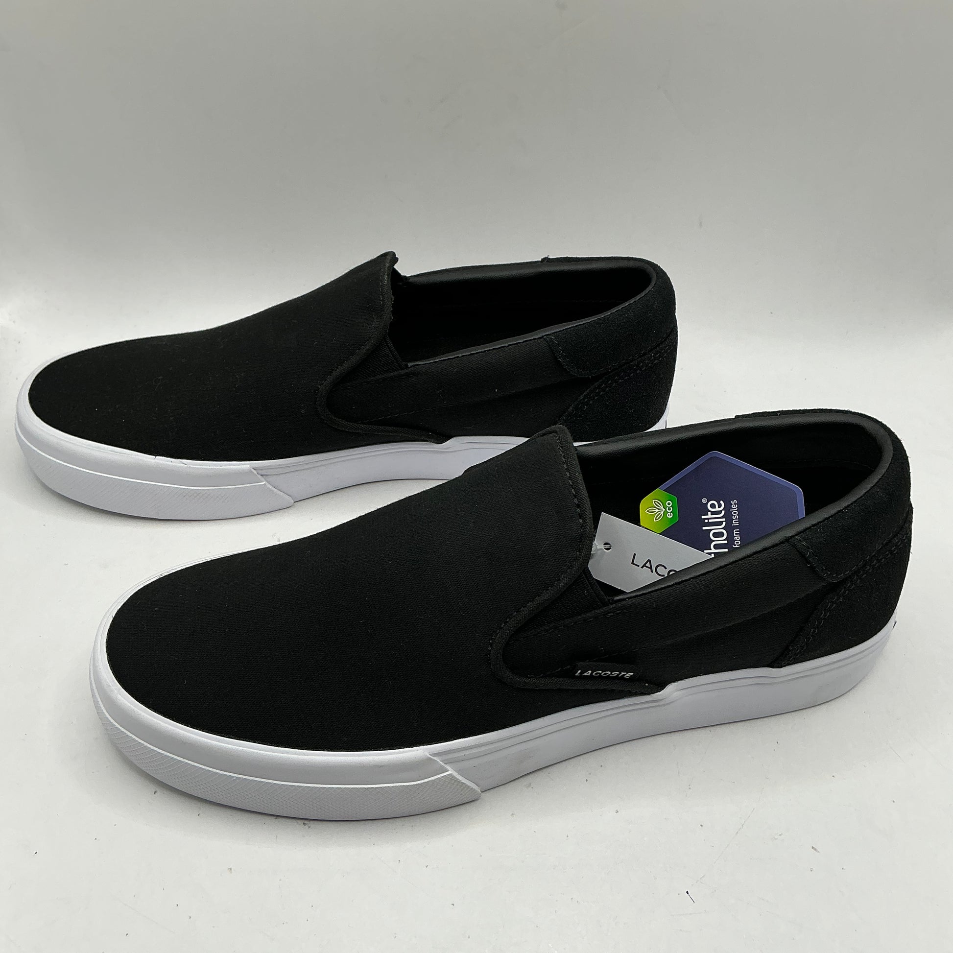 Lacoste Jump Swerve canvas slip on pumps