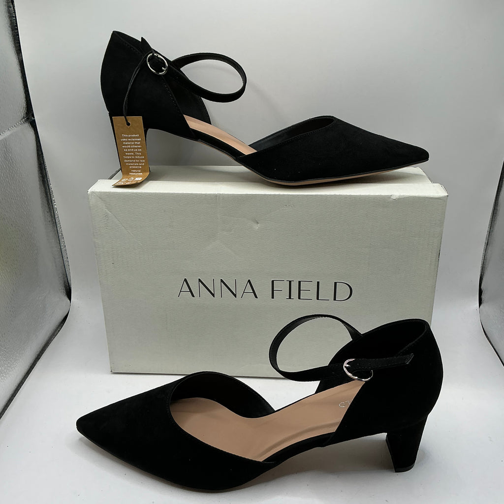 Anna Field, ladies faux suede shoes with ankle strap