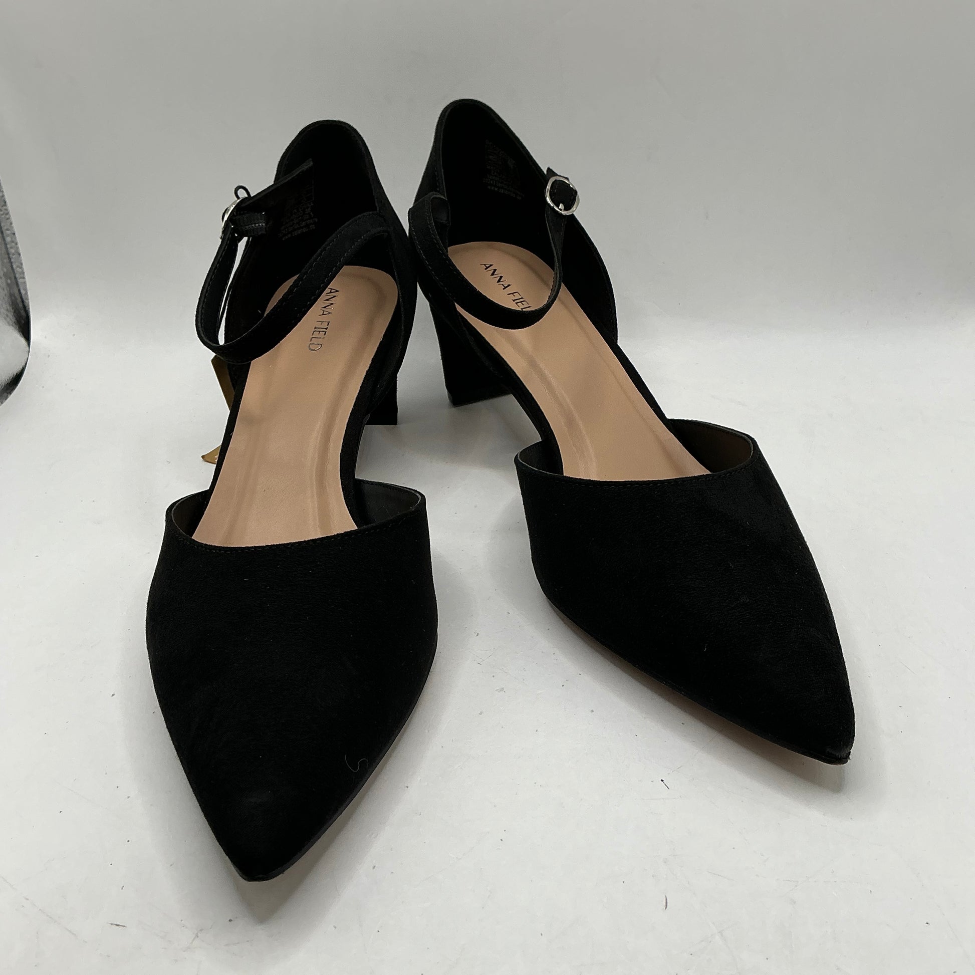 Anna Field, ladies faux suede shoes with ankle strap