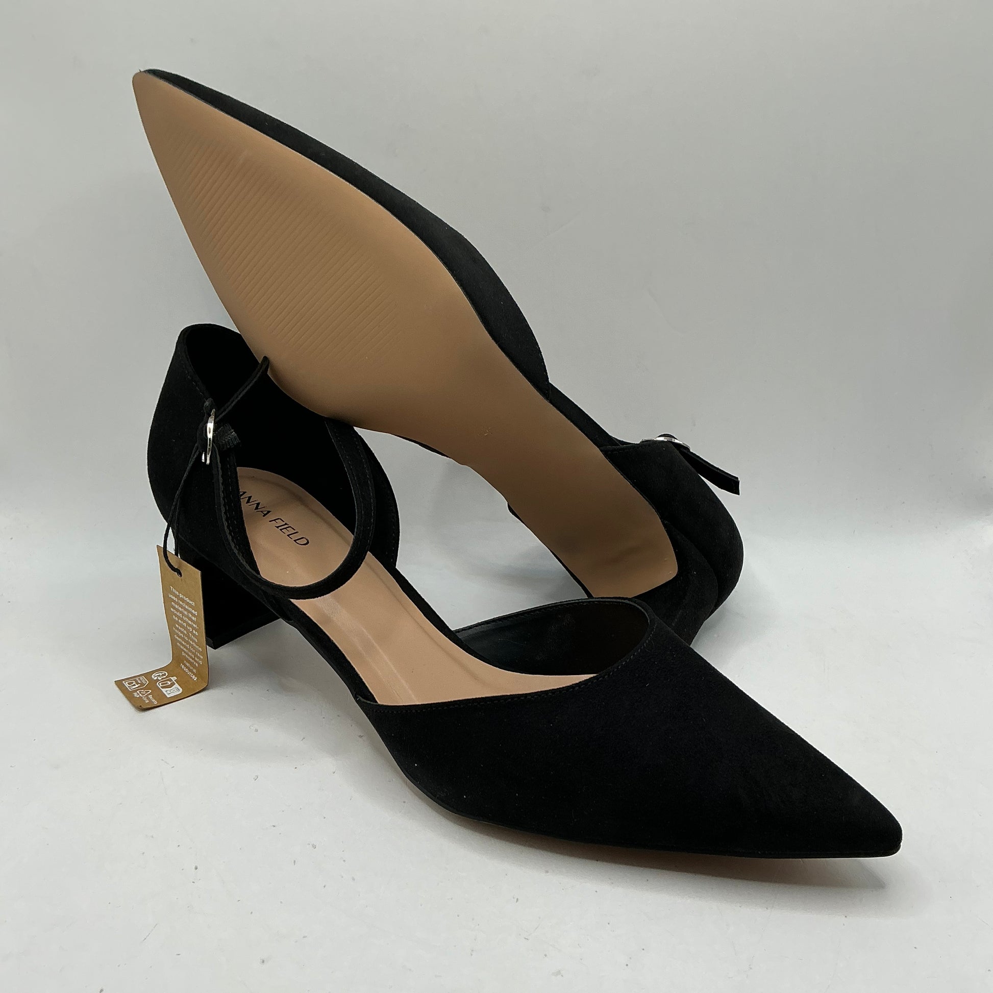 Anna Field, ladies faux suede shoes with ankle strap