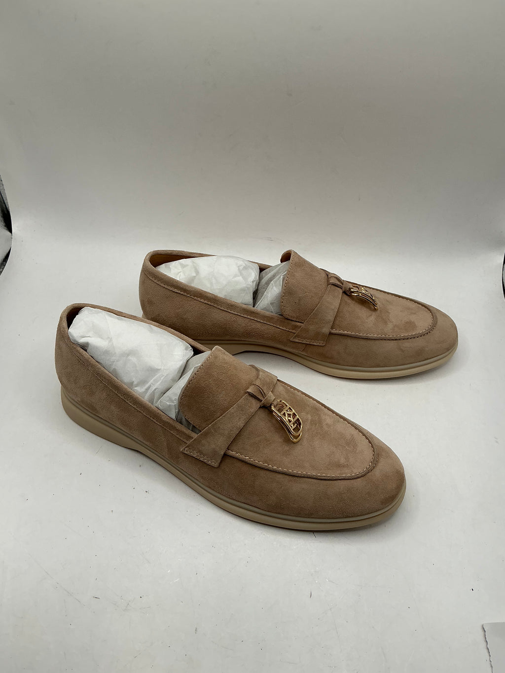 Kazar soft pink suede ladies loafers