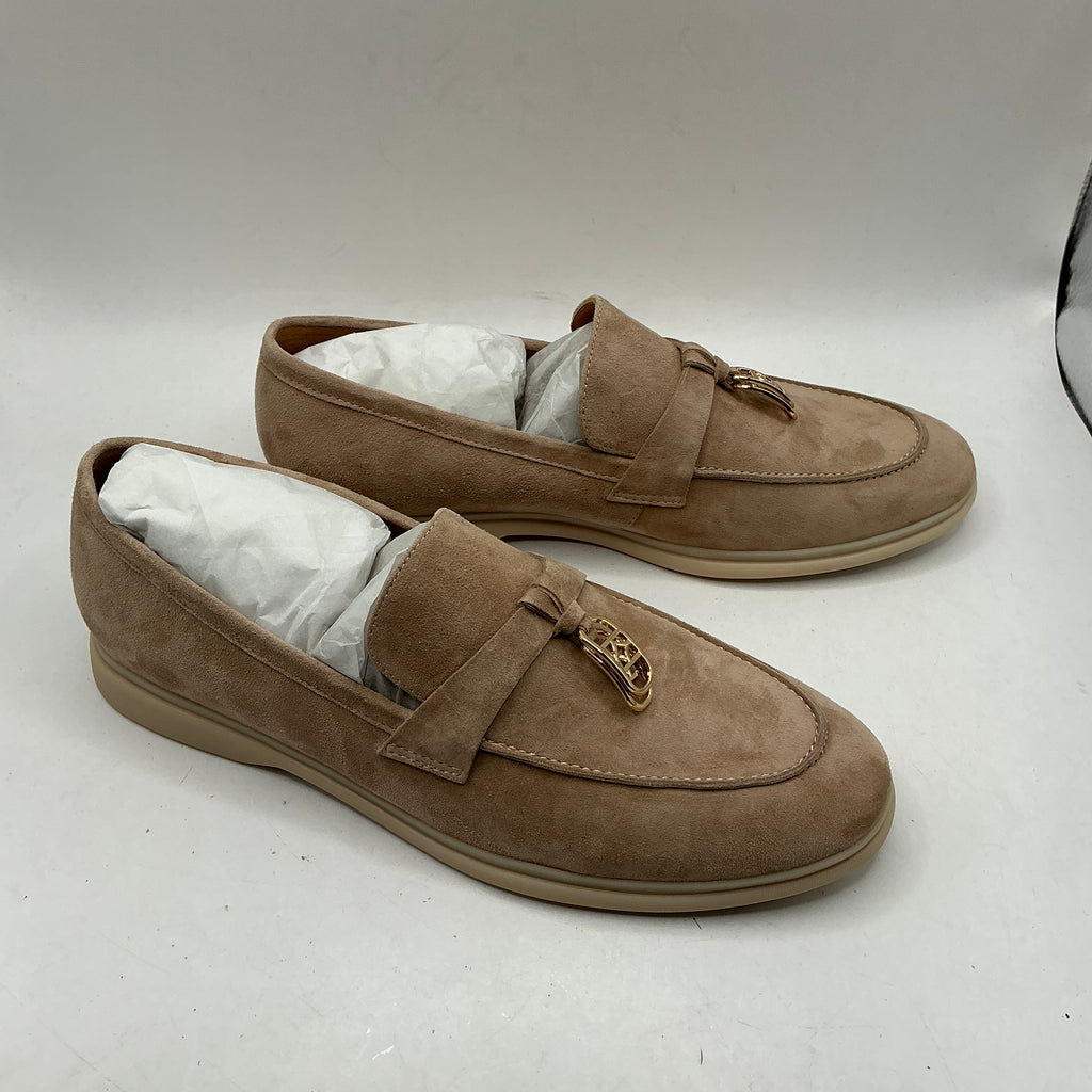 Kazar soft pink suede ladies loafers