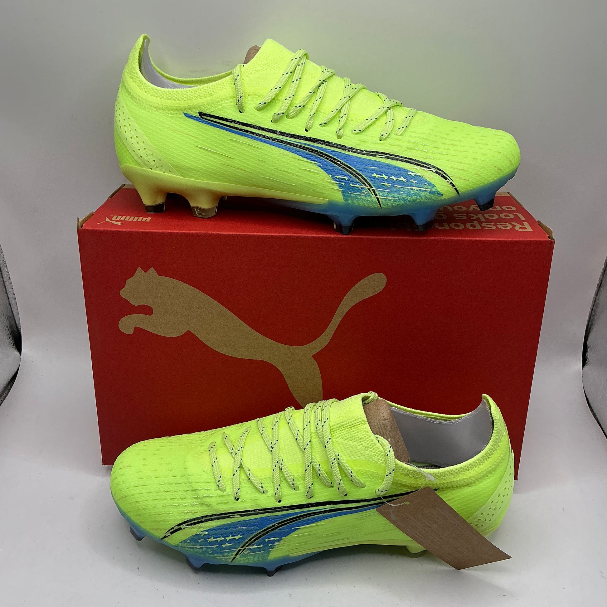Puma Ultra Ultimate FG/AG Womens Green Football Boots