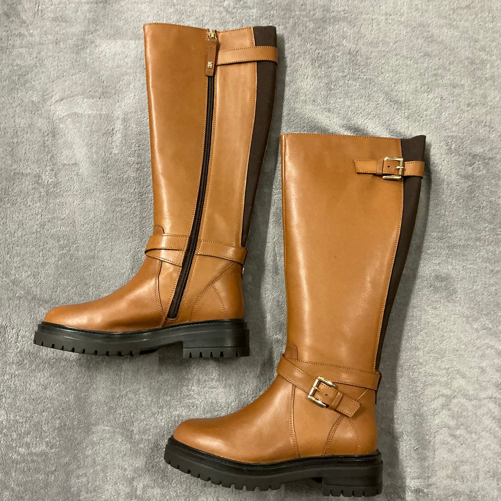 KG, Kurt Geiger tan leather knee boots