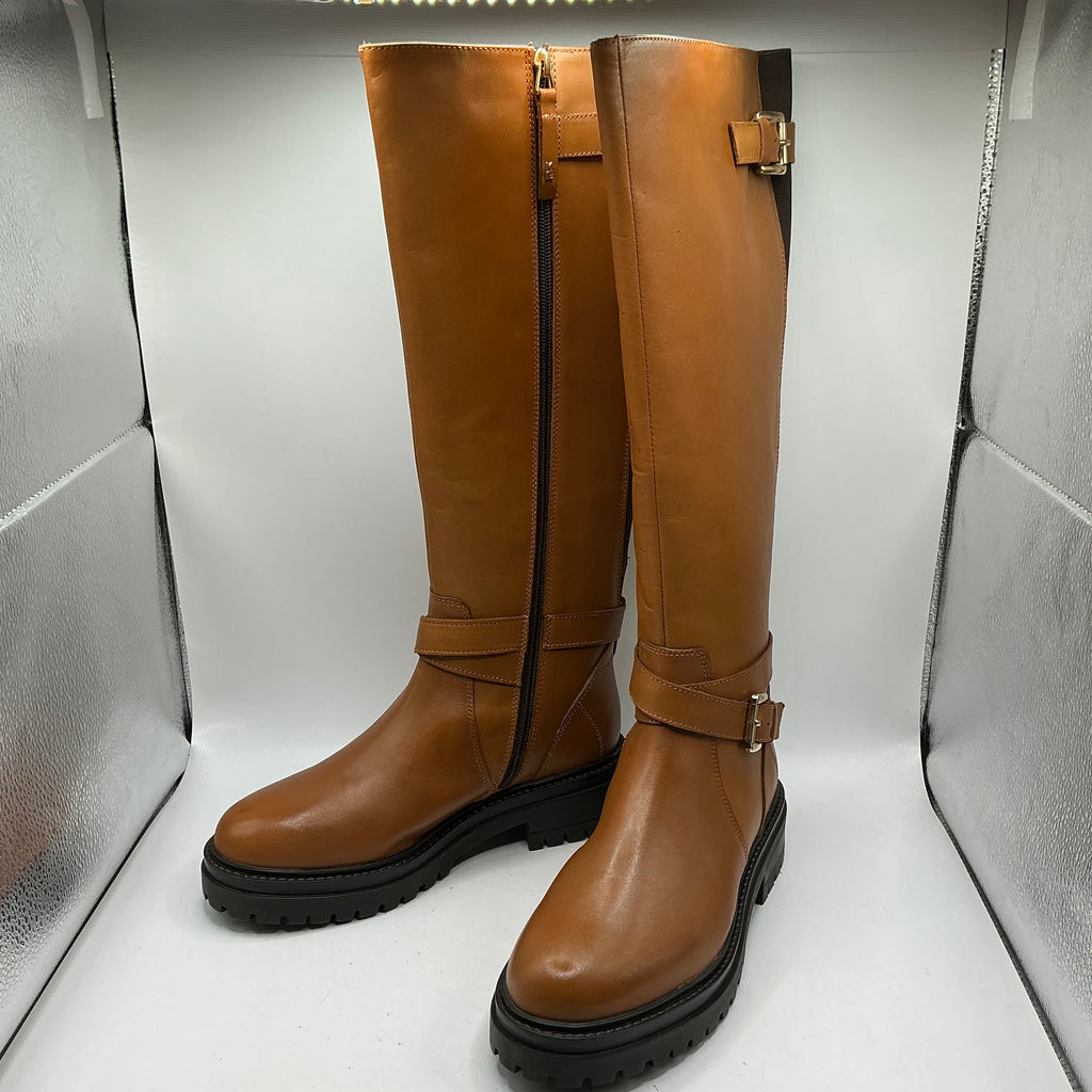 KG, Kurt Geiger tan leather knee boots