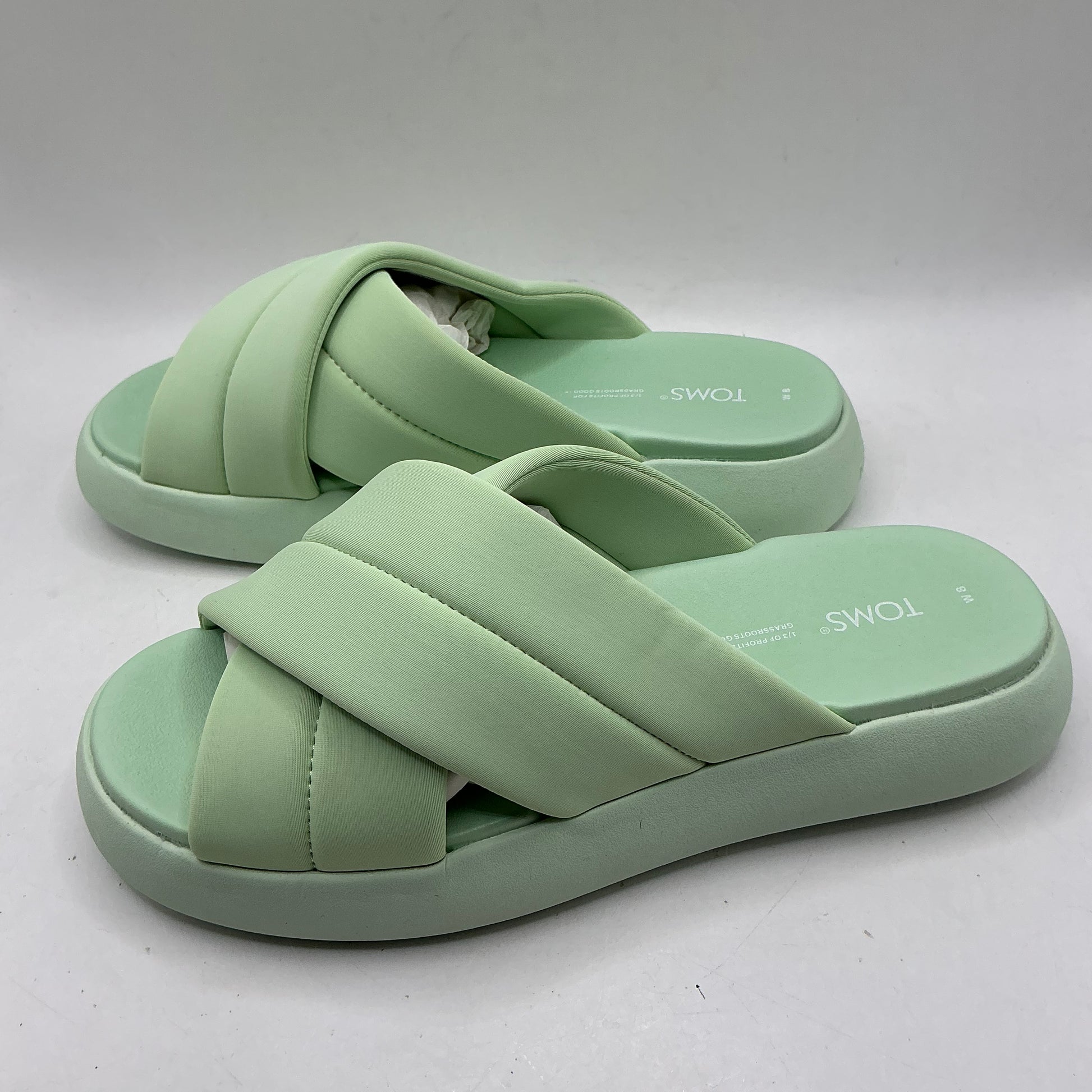 Toms, Alpargata Mallow Crossover slide sandals