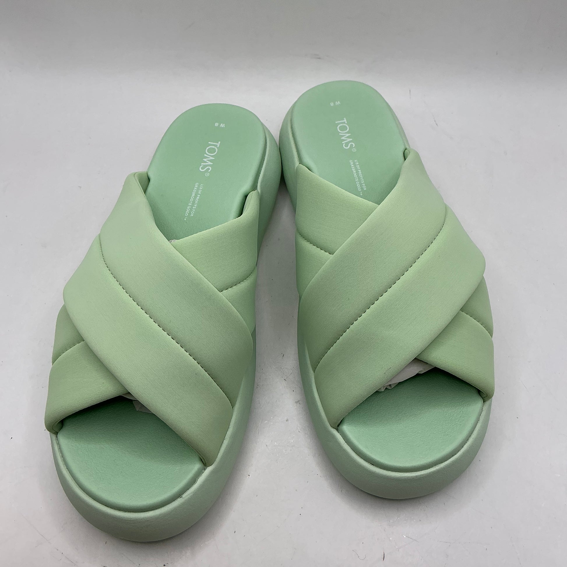 Toms, Alpargata Mallow Crossover slide sandals