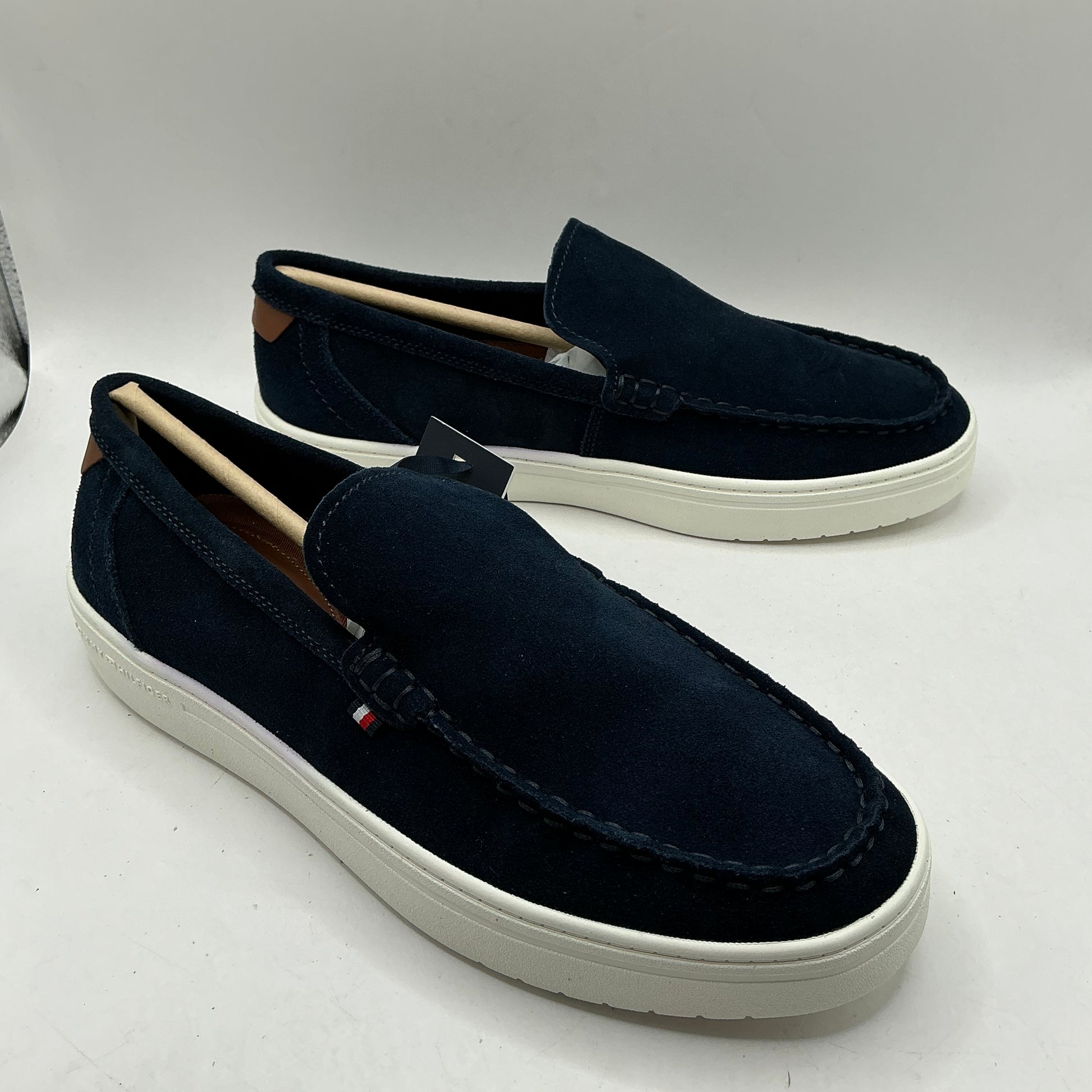 Tommy Hilfiger navy suede loafer