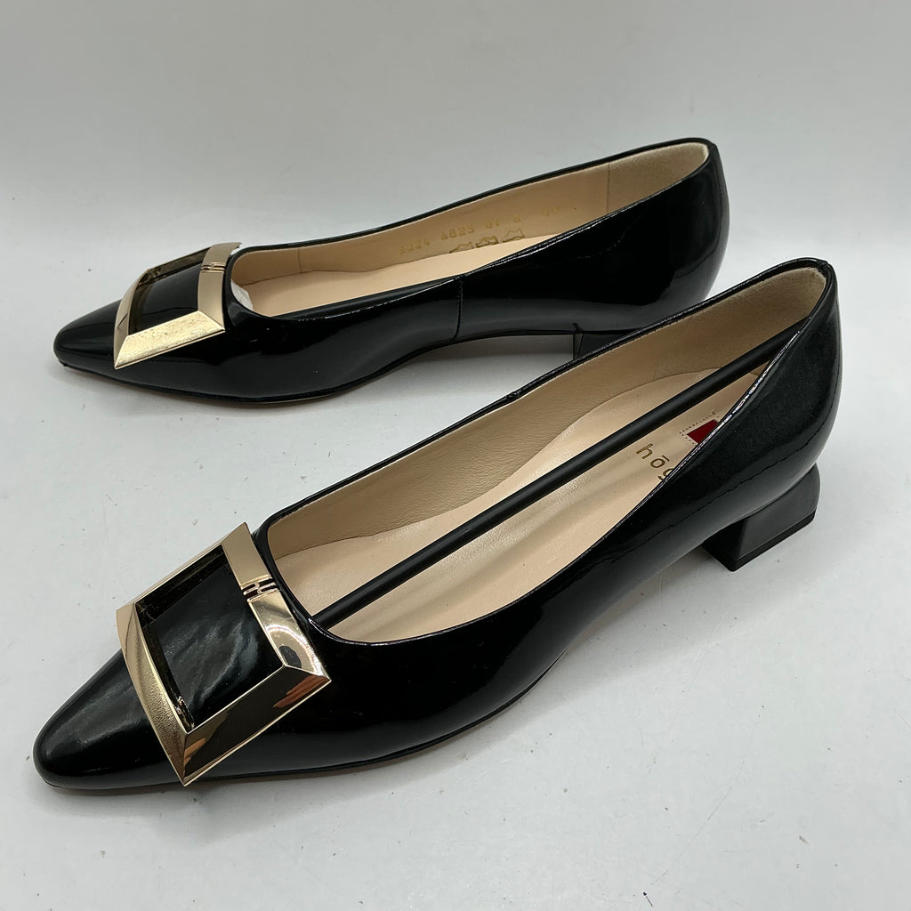 Hogl, black patent leather shoes