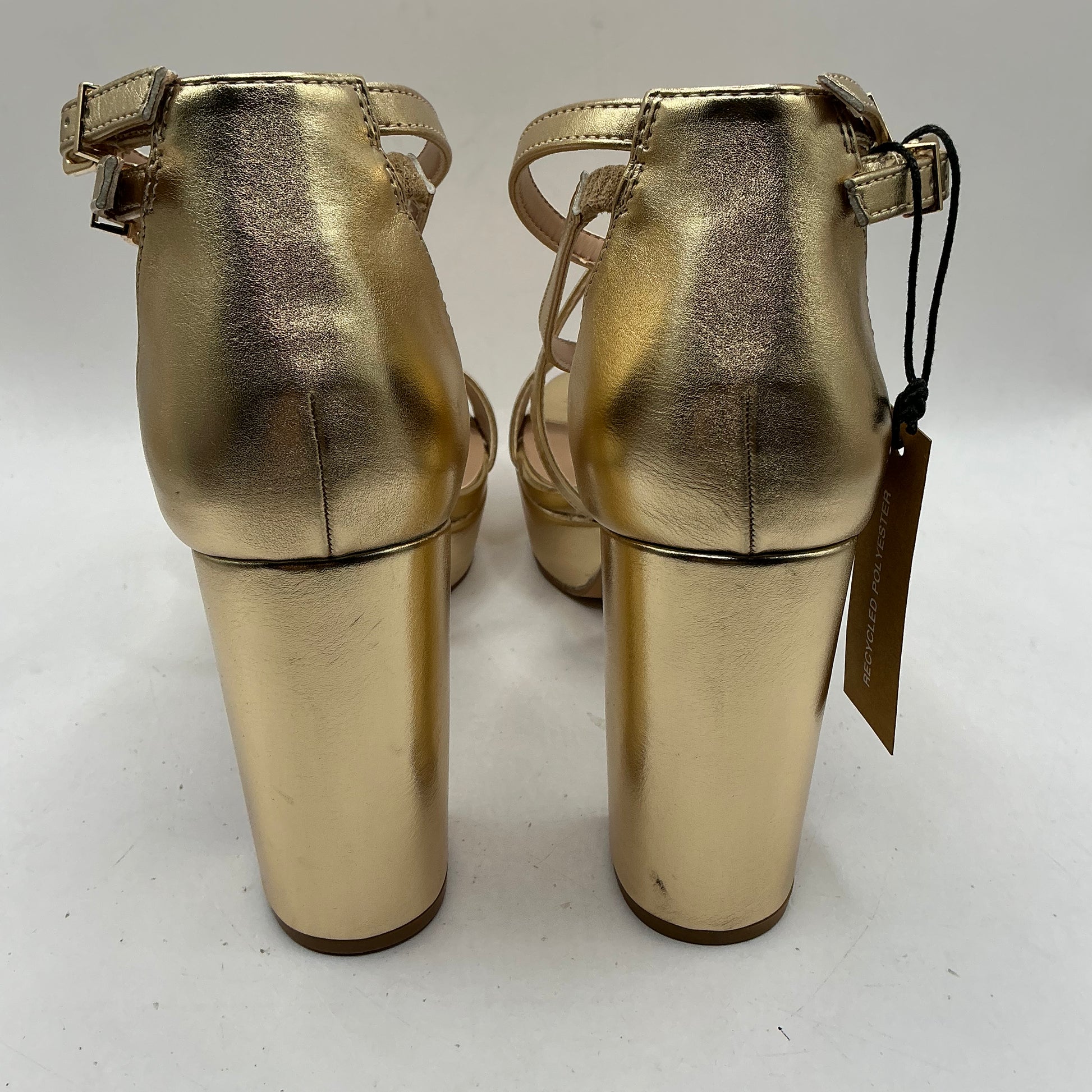 Anna Field, Gold platform sandals