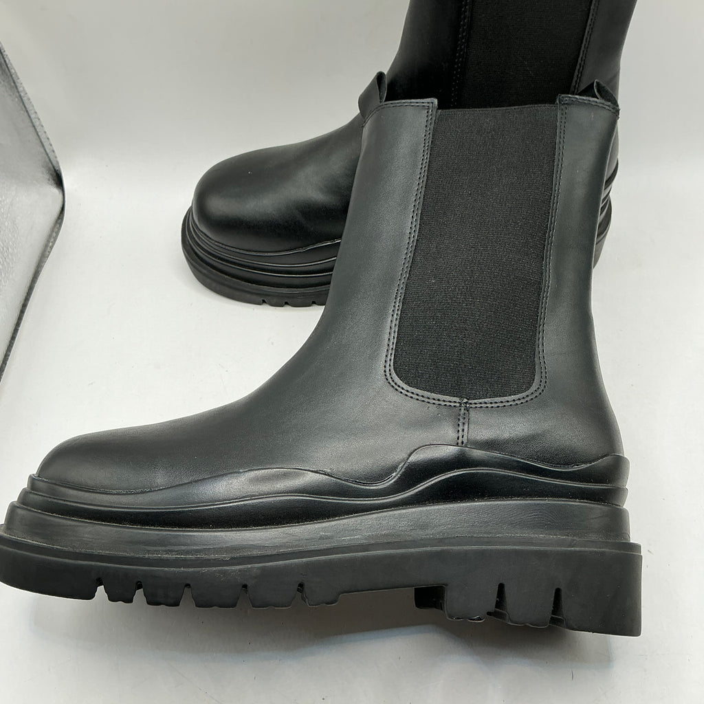 Daniel, chunky black ankle boots