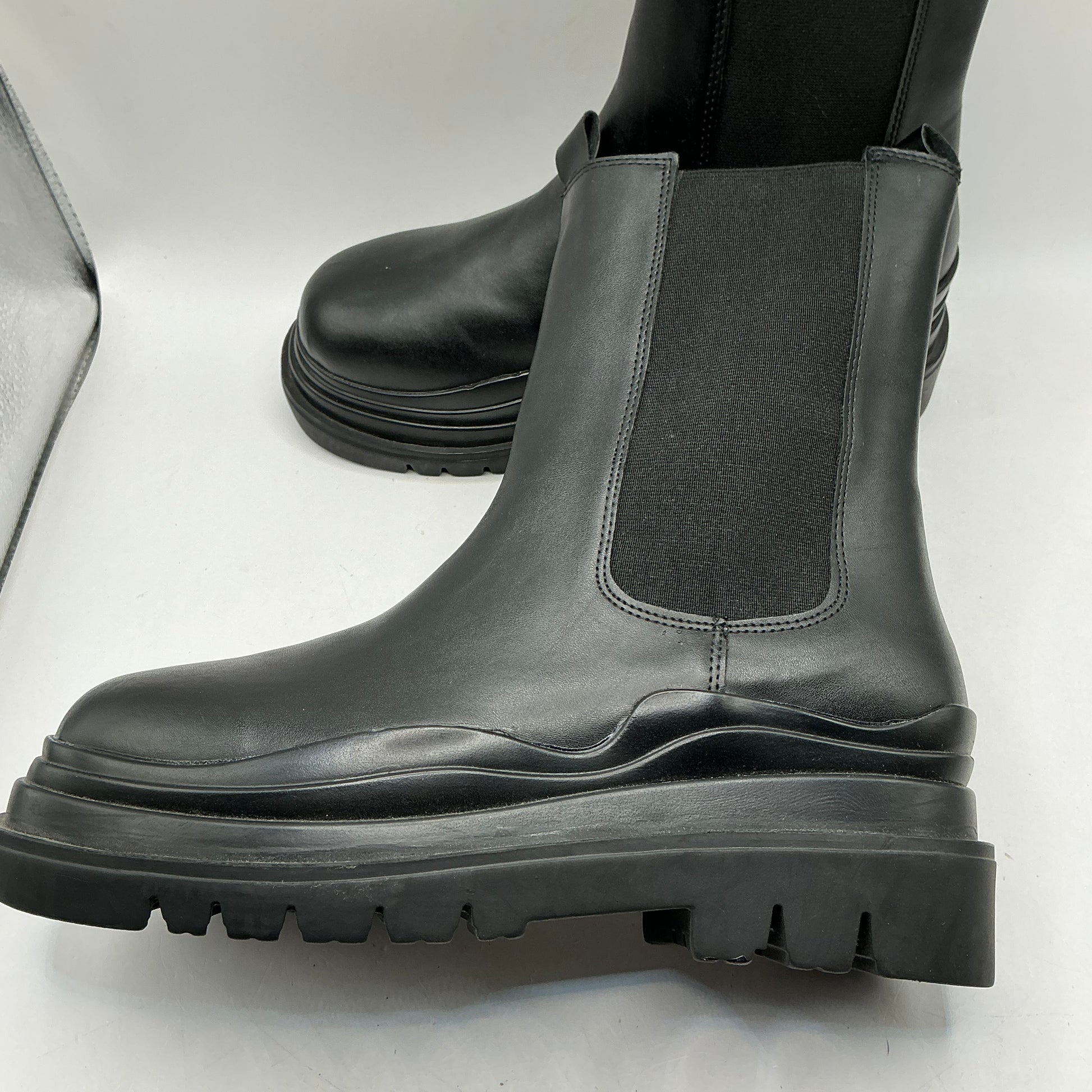 Daniel, chunky black ankle boots