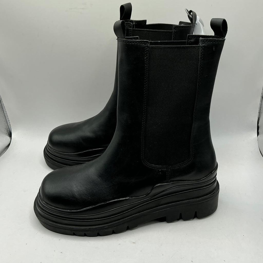 Daniel, chunky black ankle boots